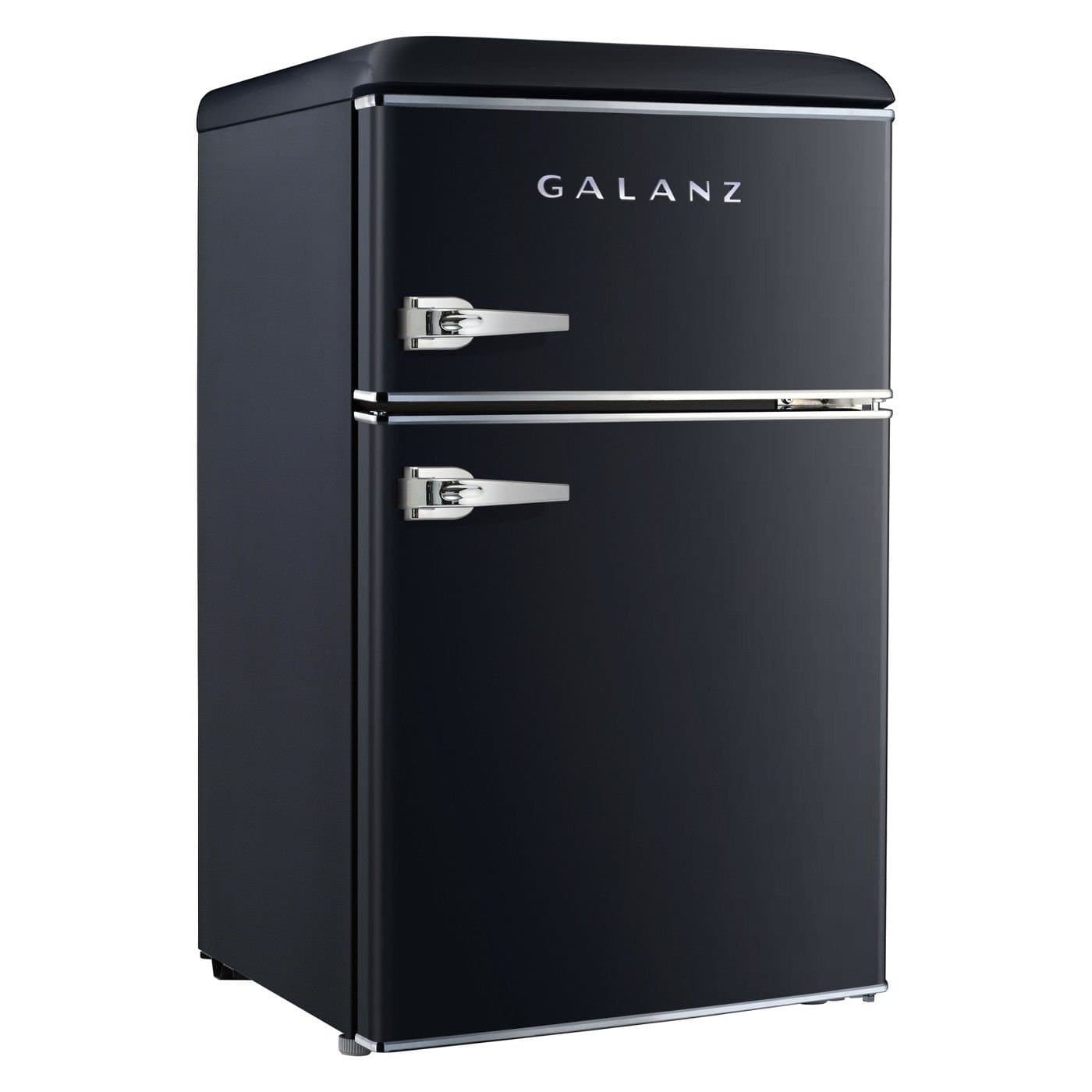 Galanz 3.1 cu ft Black Retro Mini Fridge