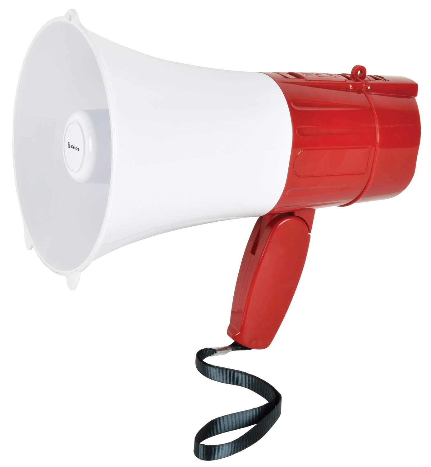 Rechargeable Megaphone With Loop Recorder, Bluetooth, USB & SD | 15W, Red and White