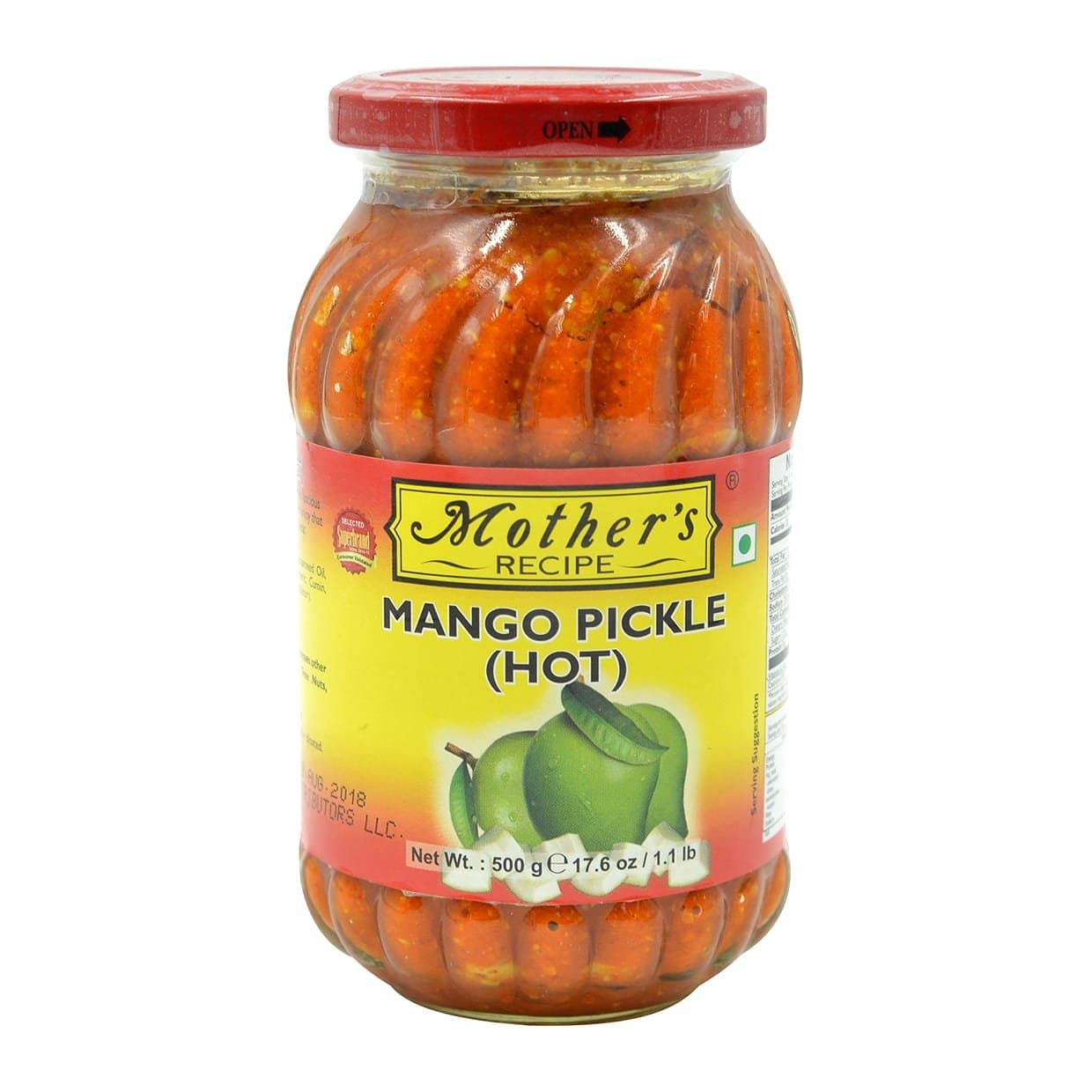 Mothers Mango Hot Pickle 500g