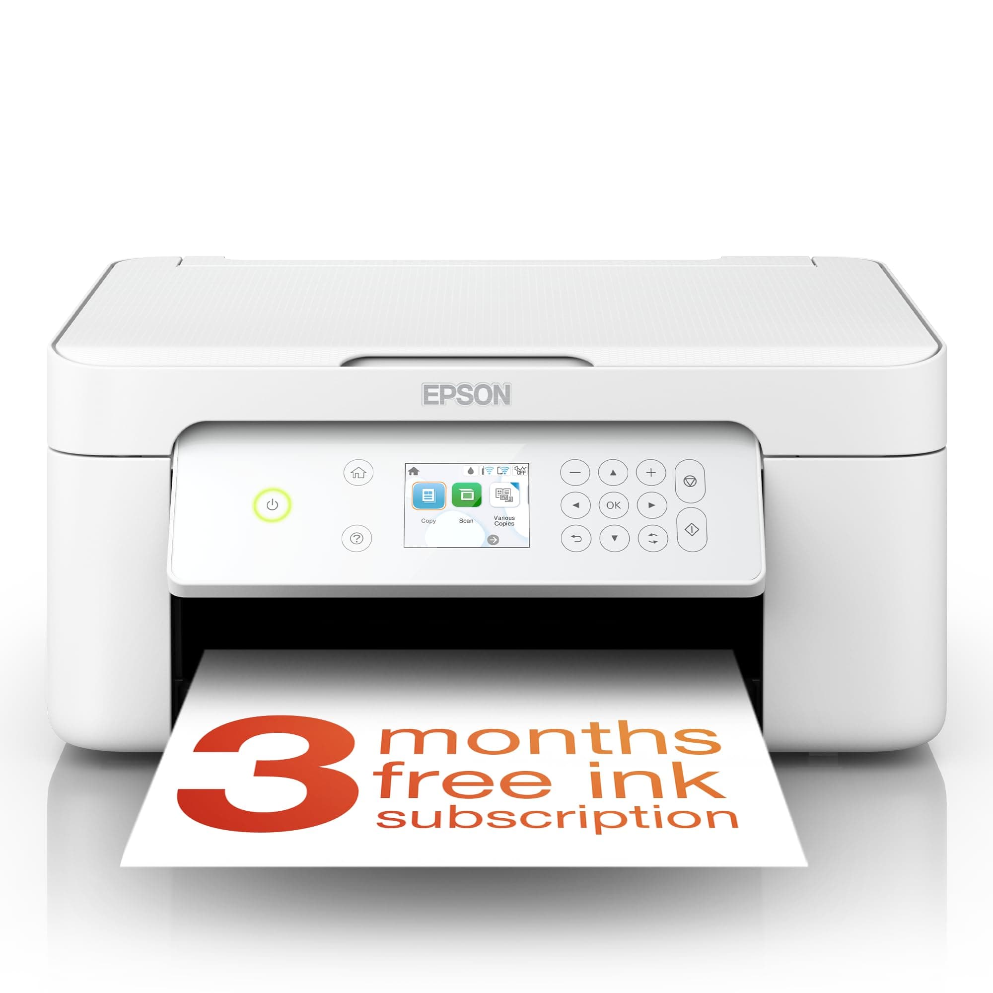Expression Home XP-4205 3-in-1 Ink Multifunction Printer, Scanner, Copier, WiFi, 1440dpi, Duplex, 2.4 Inch Display, DIN A4, incl. 3 Months Readyprint Flex Trial