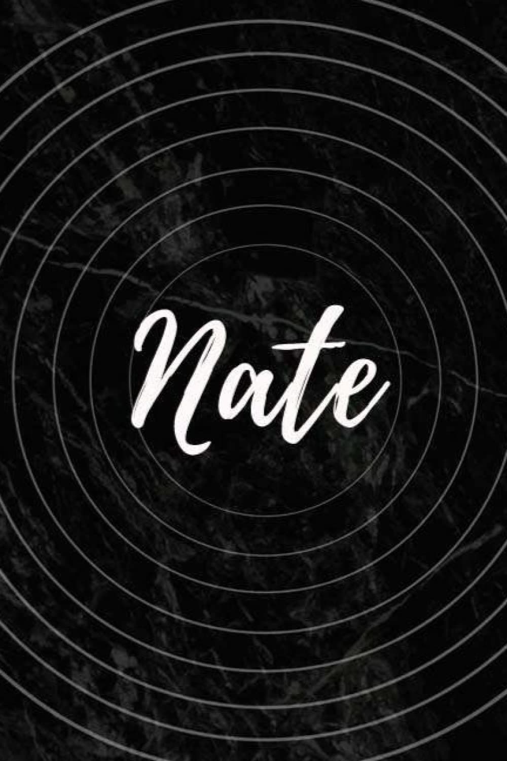 Nate: Personalized Sketchbook with Name Nate | Blank Writing Drawing Notebook