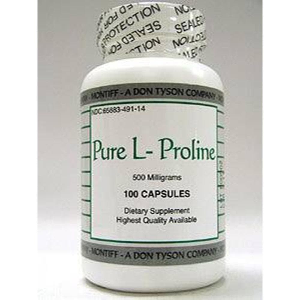 Pure L Proline 500 mg 100 Capsules