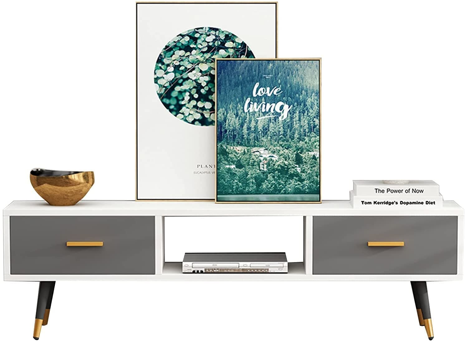 Multi-functional Floating Shelf for Under TV Living Room TV Stand Set-top Box, Vertical TV Cabinet Console, Suitable for Bedroom/Hotel/Study (Color : E, Size : 140cm)