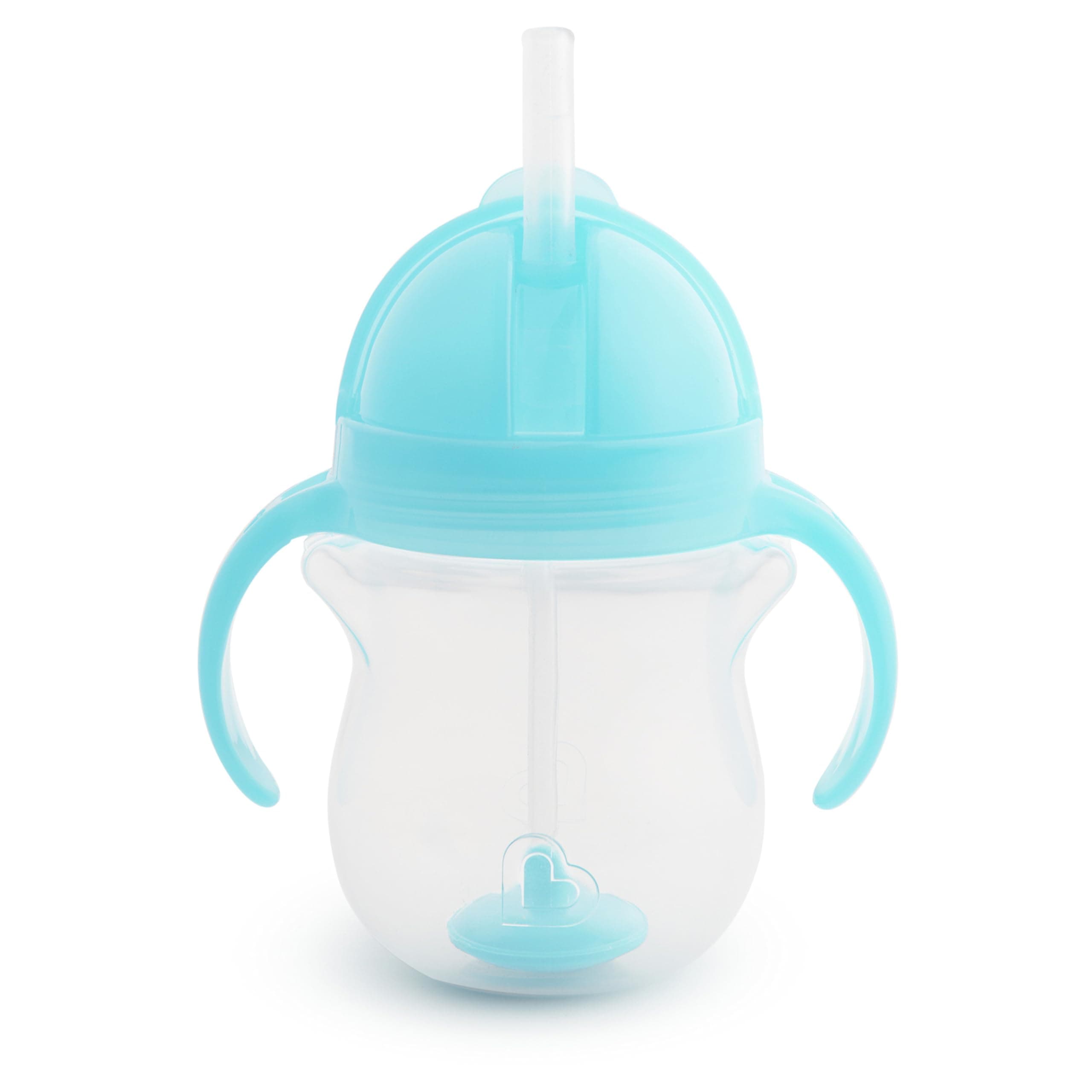 Munchkin Click Lock Weighted Flexi Straw Trainer Cup, Blue, 7 Ounce by Munchkin