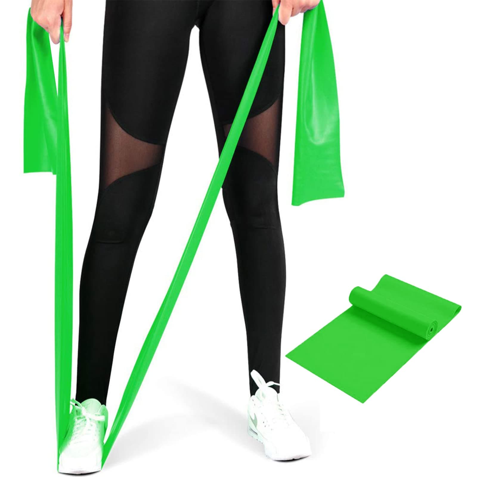 Resistance Bands, Elastic Exercise Bands for Working Out, Physical Therapy, Recovery, Yoga, Pilates, Strength Training