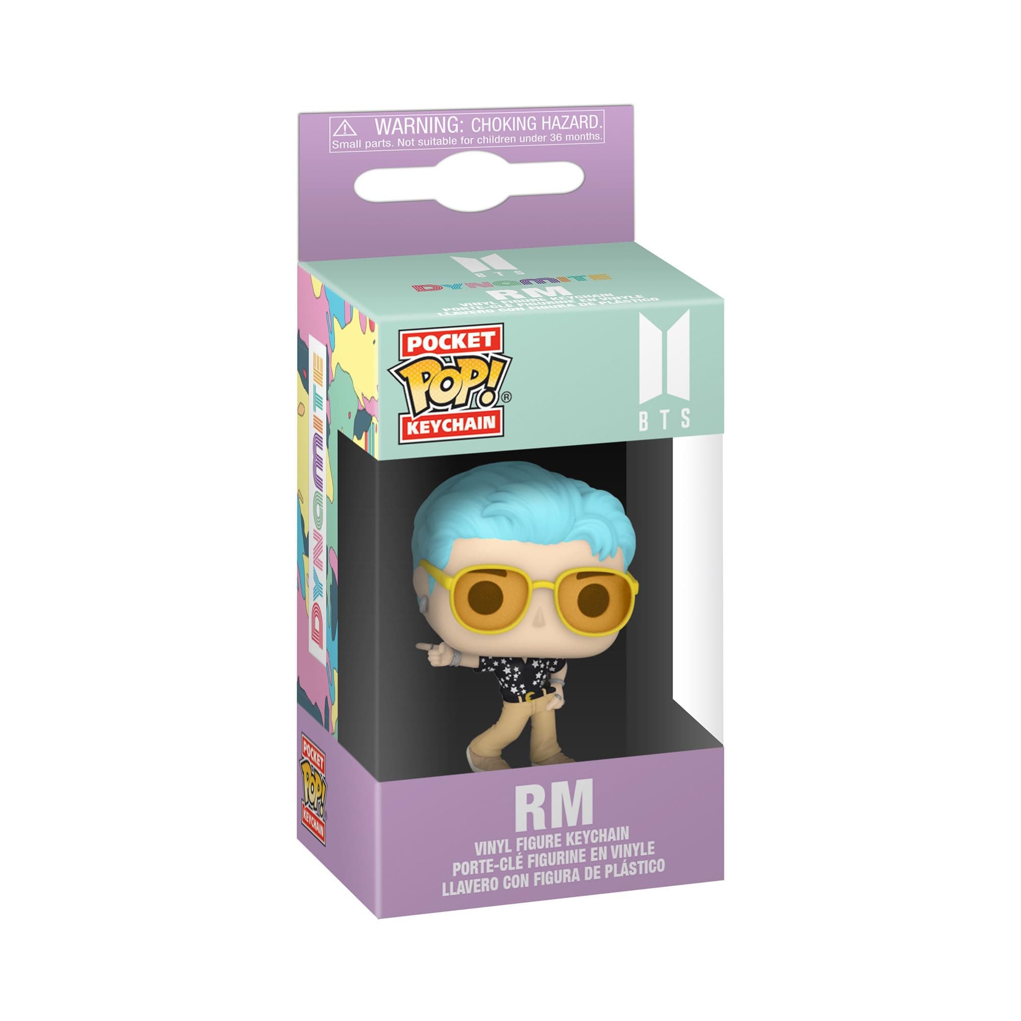 POP! Keychain: BTS - Dynamite - RM Novelty Keyring - Collectable Mini Figure - Stocking Filler - Gift Idea - Official Merchandise - Music Fans - Backpack Decor