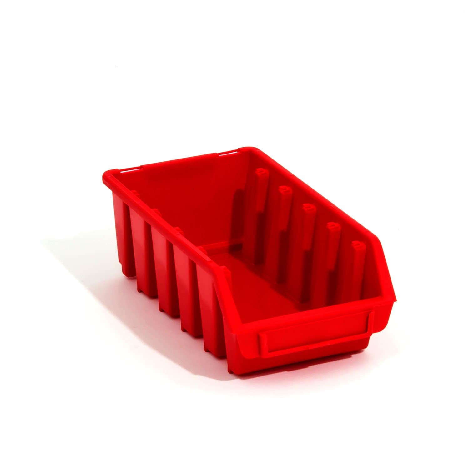 Set of 30 ERGO-Box M red storage bin for workshop or garage, size 2L