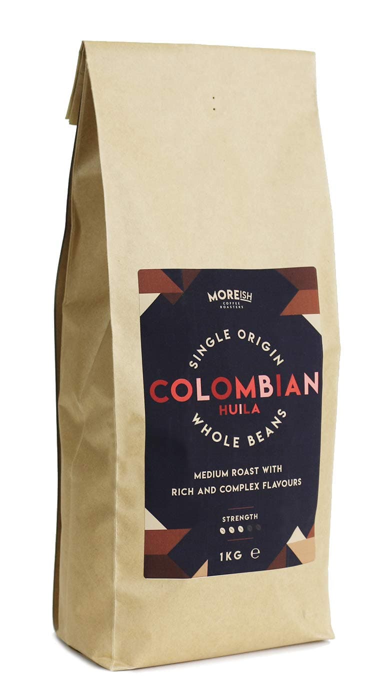 Moreish - Colombian Huila - Single Origin Coffee Beans - 1kg