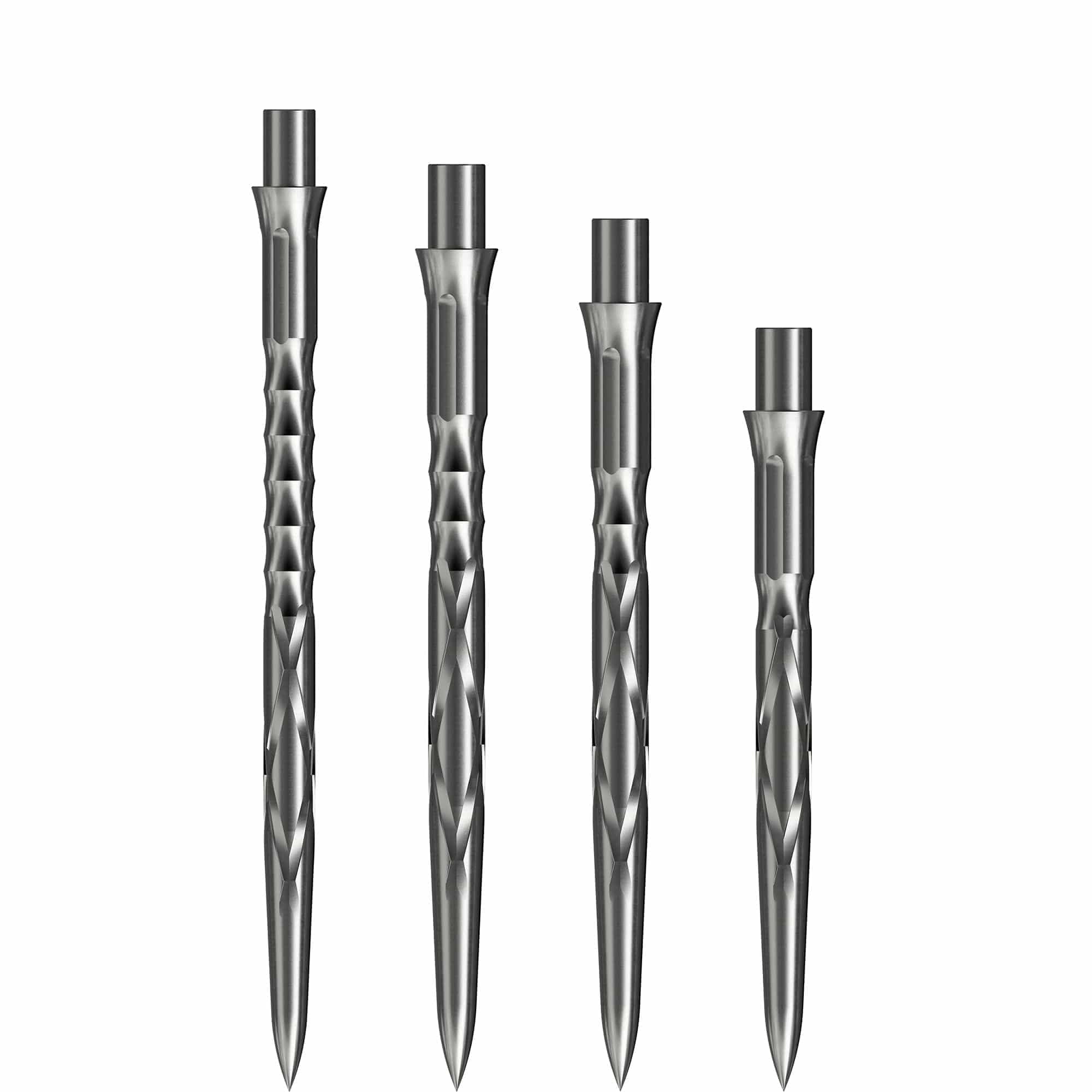 Evo Dart Points HAN G2 | Steel Tip Replacement Points (Silver, 40mm)