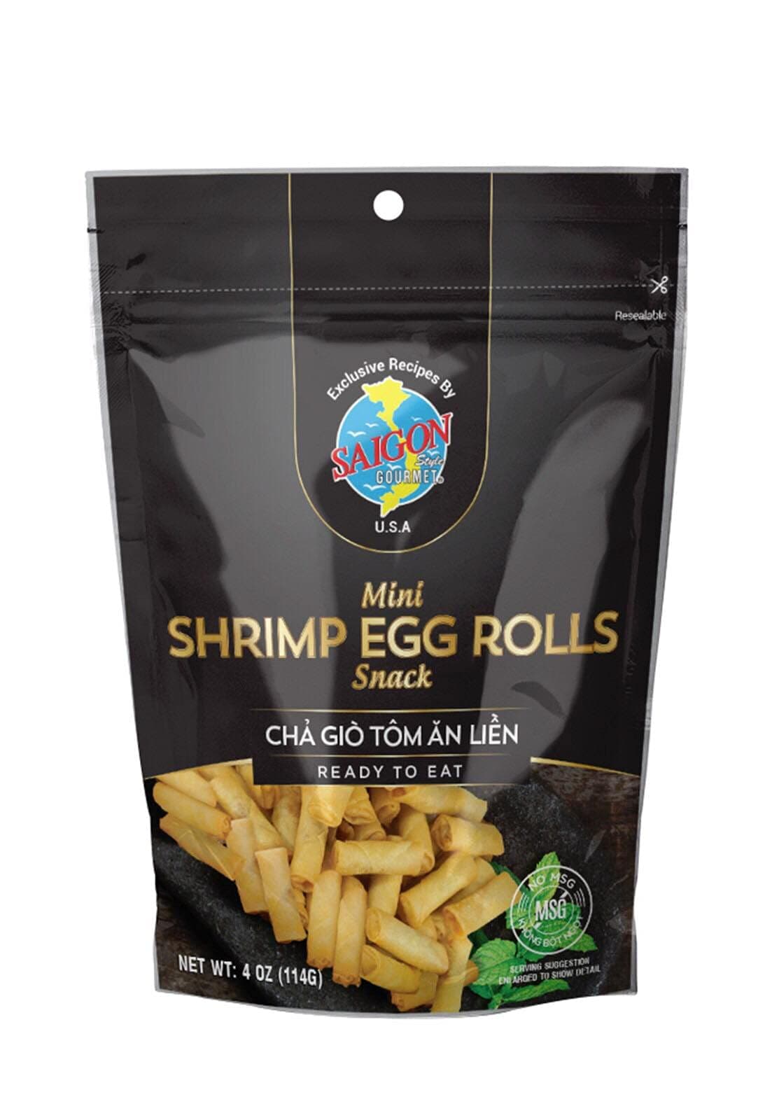 Viet Mini Egg Rolls Snack Ready to Eat Saigon Style Gourmet (Shrimp Egg rolls)