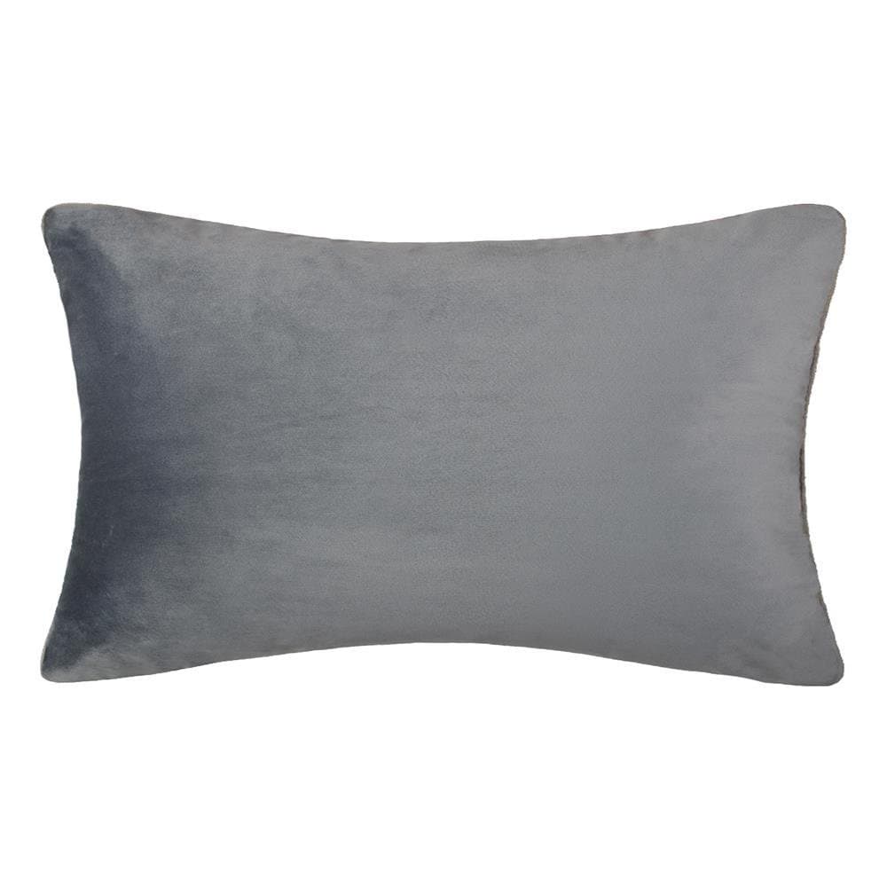 KINGROSE Decorative Throw Pillow Covers Smooth Comfortable Accent Pillowcase Luxury Soft Cushion Case for Sofa Couch Bedroom 14 x 24 Inches Silver