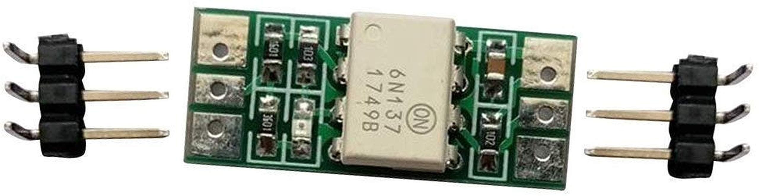 SGerste 6N137 DIP8 Optocoupler Isolation Module Output 5V NPN Input 3.3V 5V 12V 24V DC - 12V DC