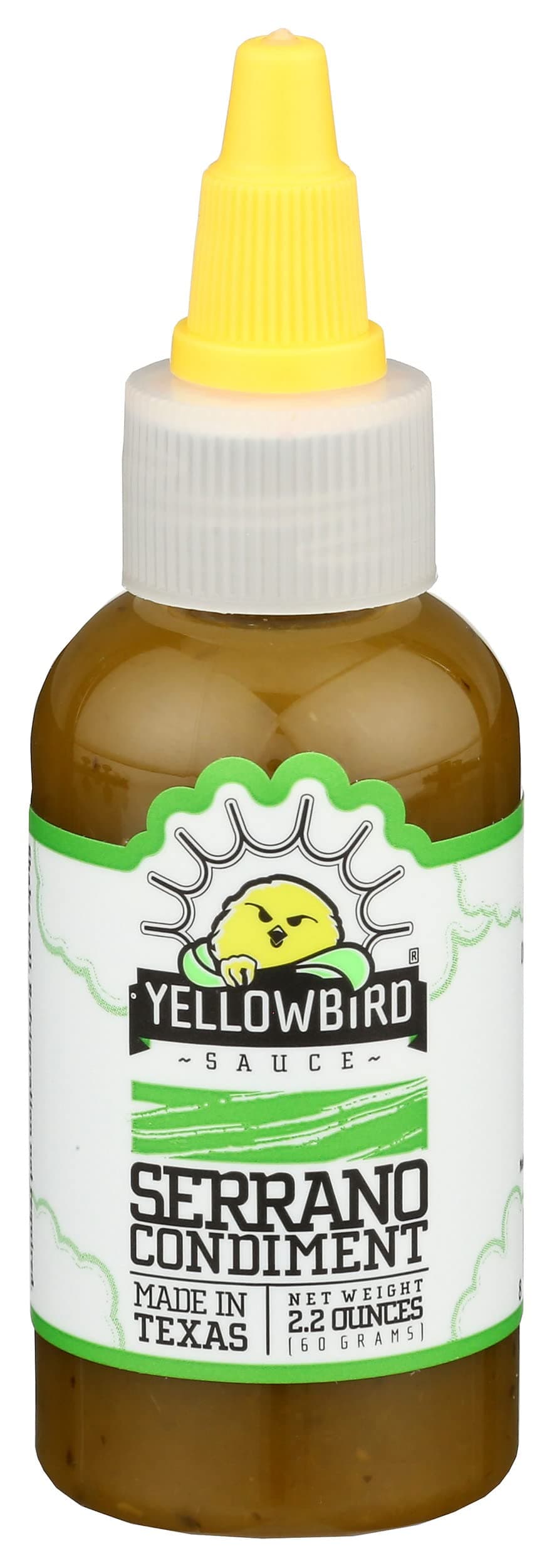 YELLOWBIRD SAUCE Serrano Condiment, 2.2 OZ