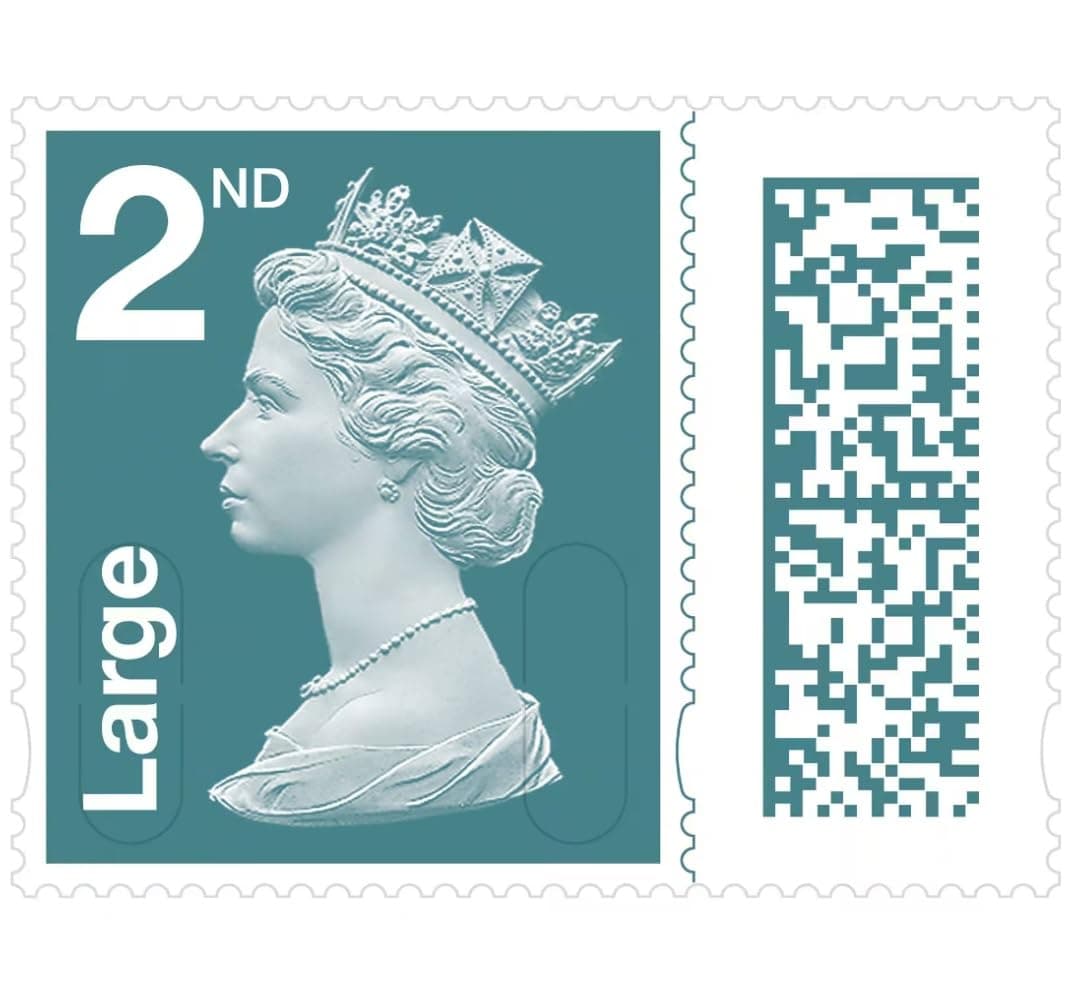 15 x 2nd Class Large Letter Stamps Self-Adhesive