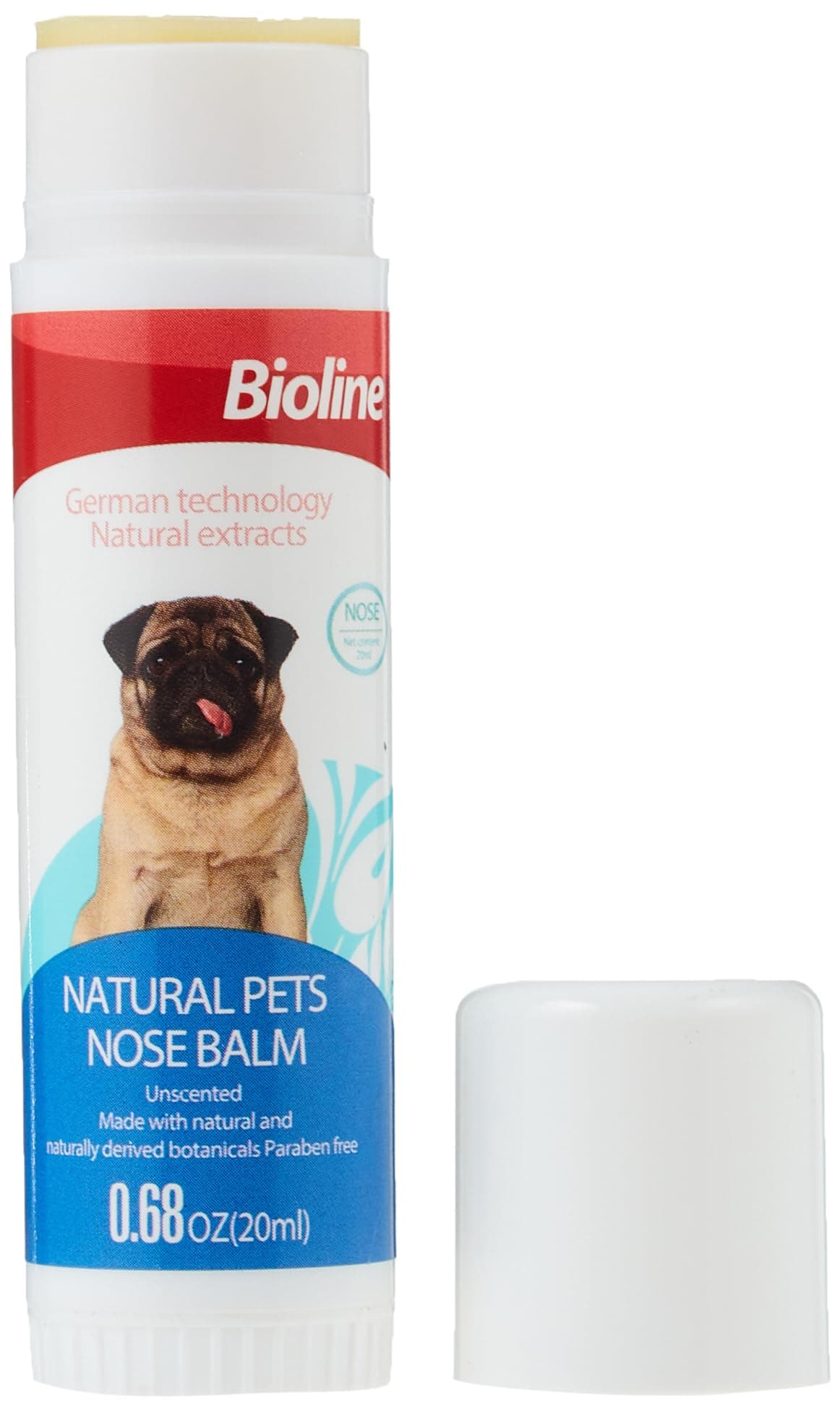 Bioline Natural Pets Nose Balm Moisturizer 20 ml, Multicolor