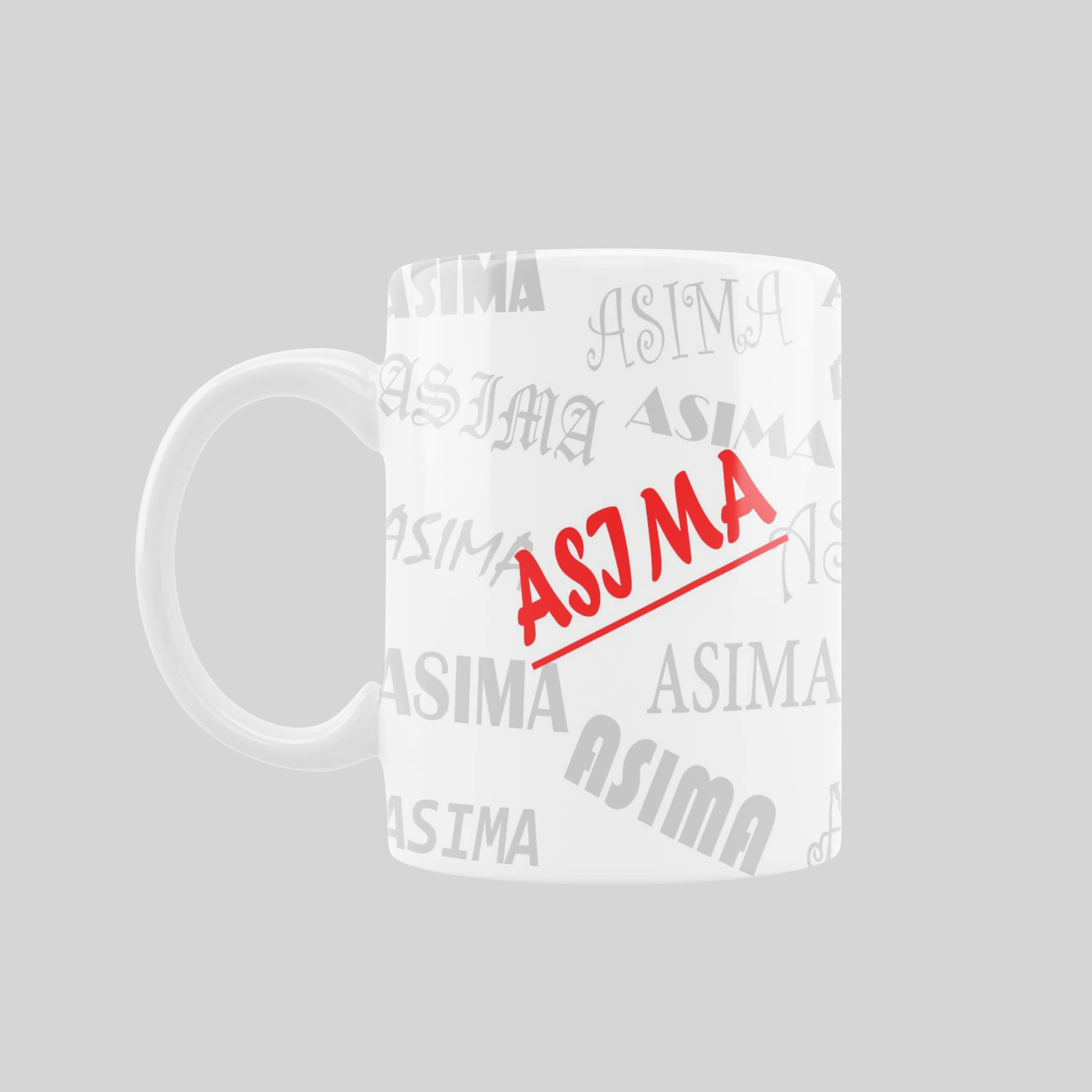 Mist-5 Designer Printed Coffee Mug with Heavy Duty Handle 11oz Ceramic Personalised Gift Mugs Cup [Microwave Safe & Dishwasher Proof ] - ASIMA