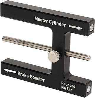 Brake Booster Push Rod Adjustment Tool, Aluminium Alloy Brake Booster Master Cylinder Push Rod for Most Brake Booster with Adjustable Pin