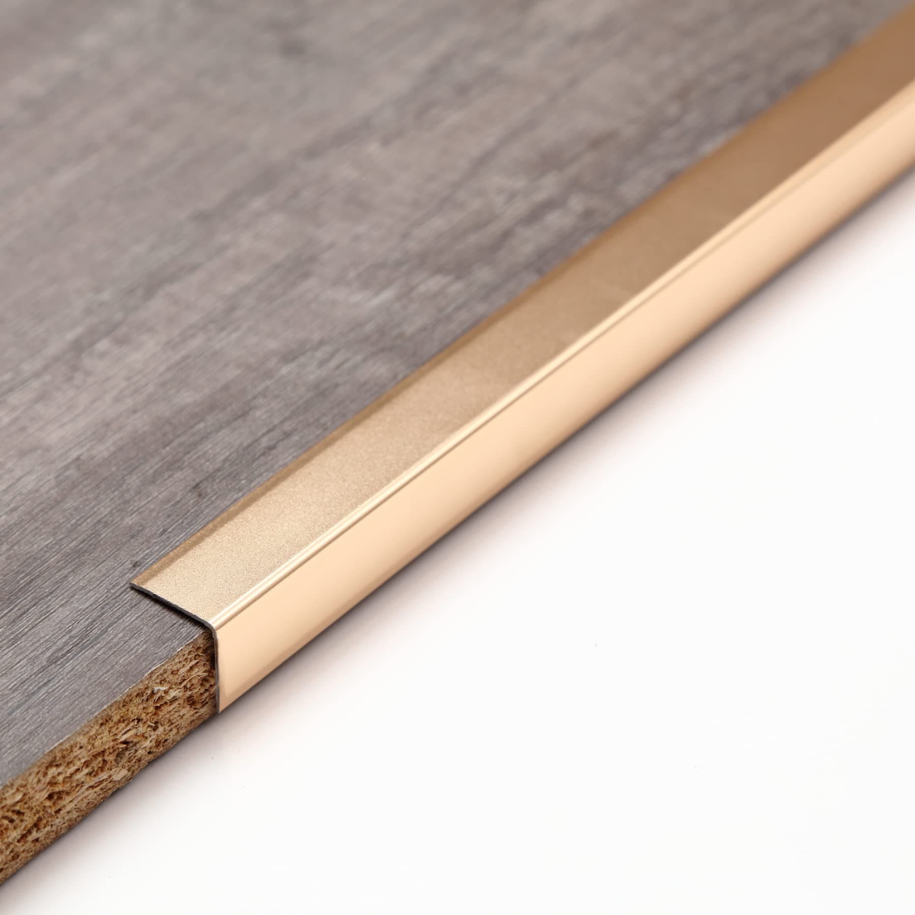 Trimold Aluminum Peel and Stick Corner Protector L Shape with 90° Angle for Wall Door Frame Cabinet Skirting Board Protection and Decoration 130 x 2cm 3 Pack