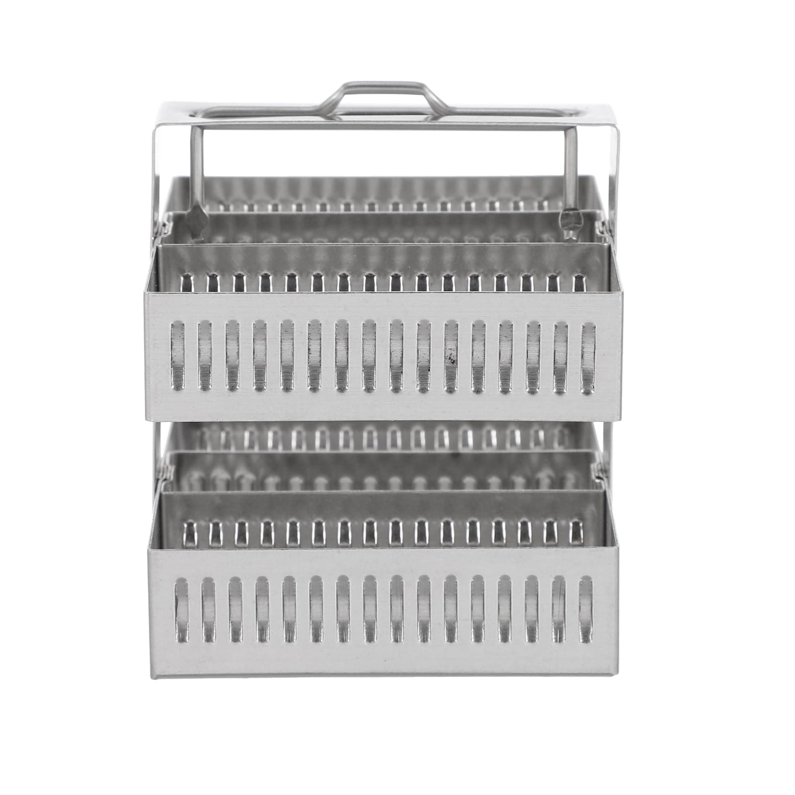 iplusmile Slides Research Staining Specimen Experiment Glass Microscope Storage Experiments Steel Positions Slide Rack for Holder Stand Stainless