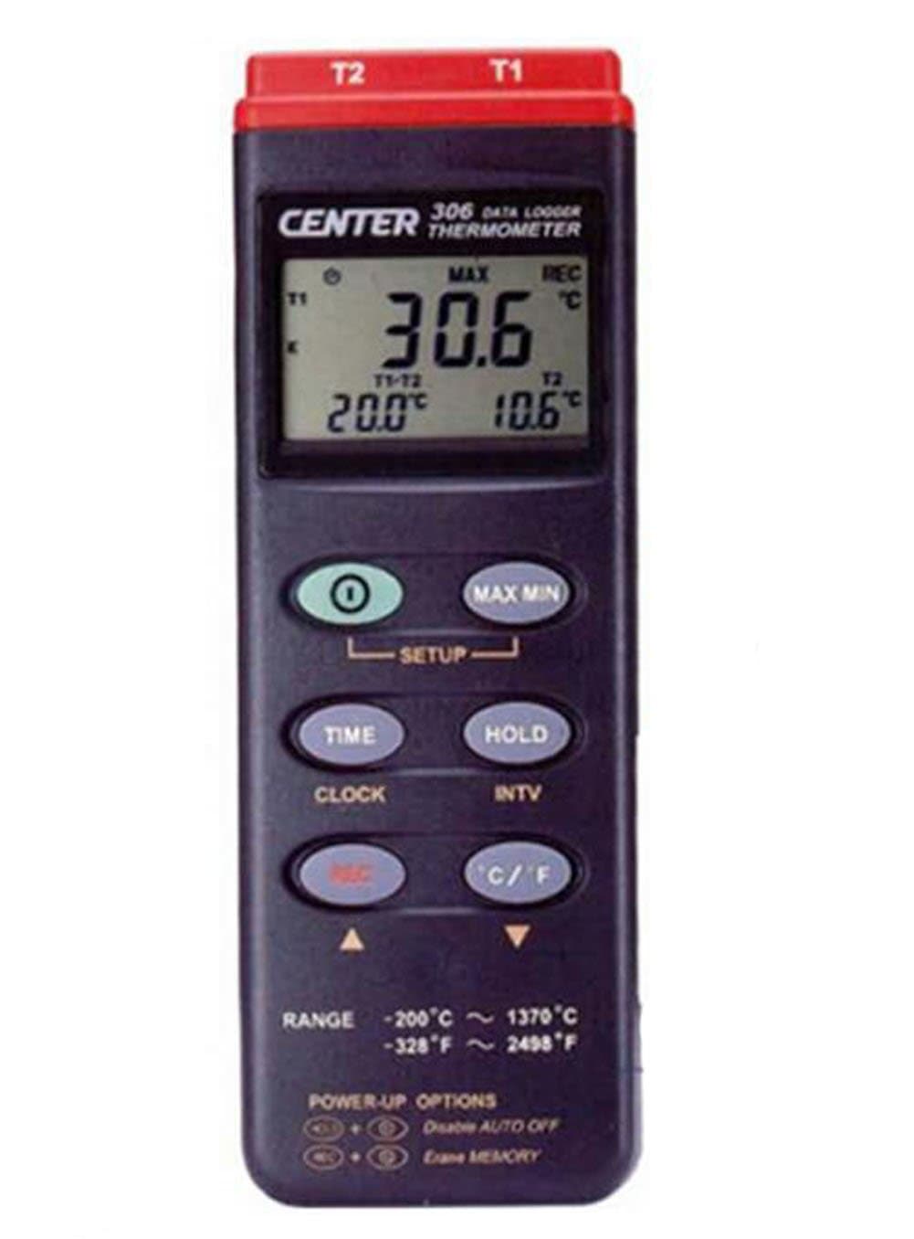 SSEYL CENTER306 K Type/Dual Input/Datalogger/PC Digital Thermometer CENTER-306