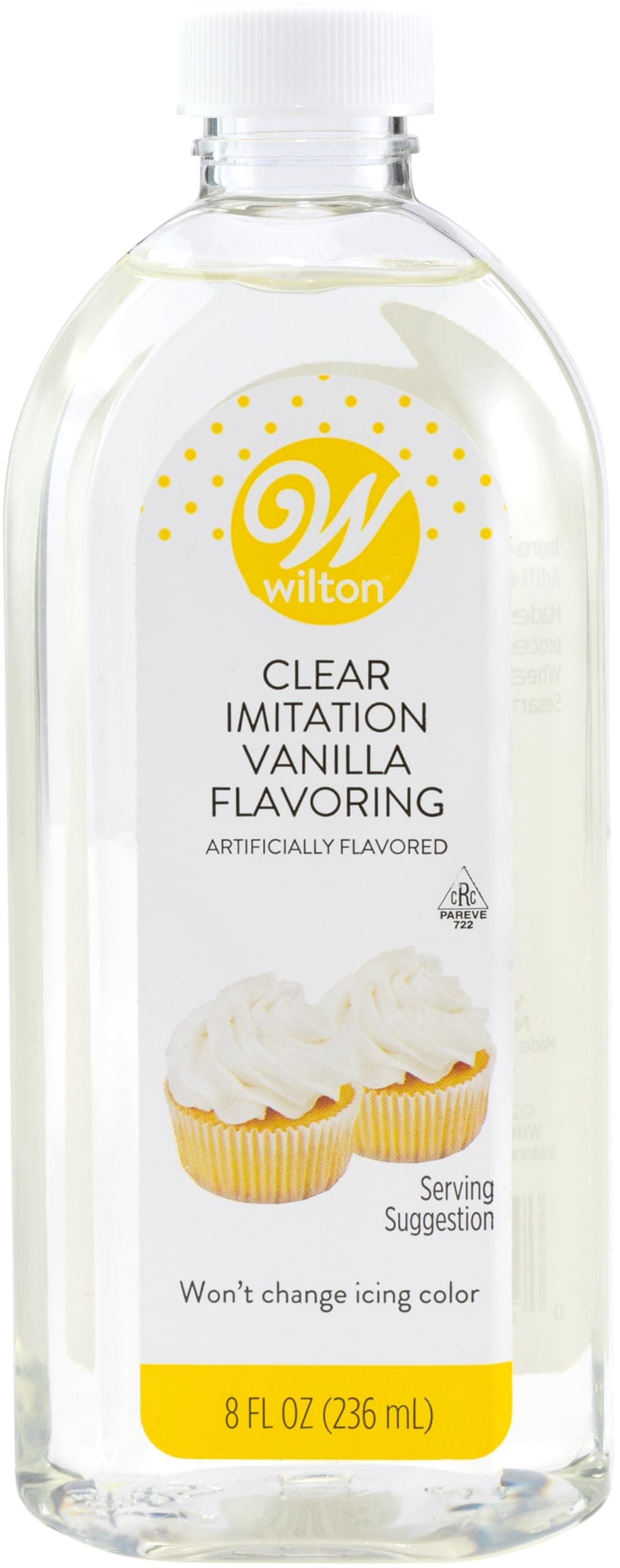 Wilton Clear Imitation Vanilla 8 Oz Bottle