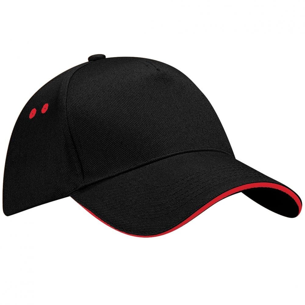 Ultimate 5 Panel Cap – Sandwich Peak, Black -