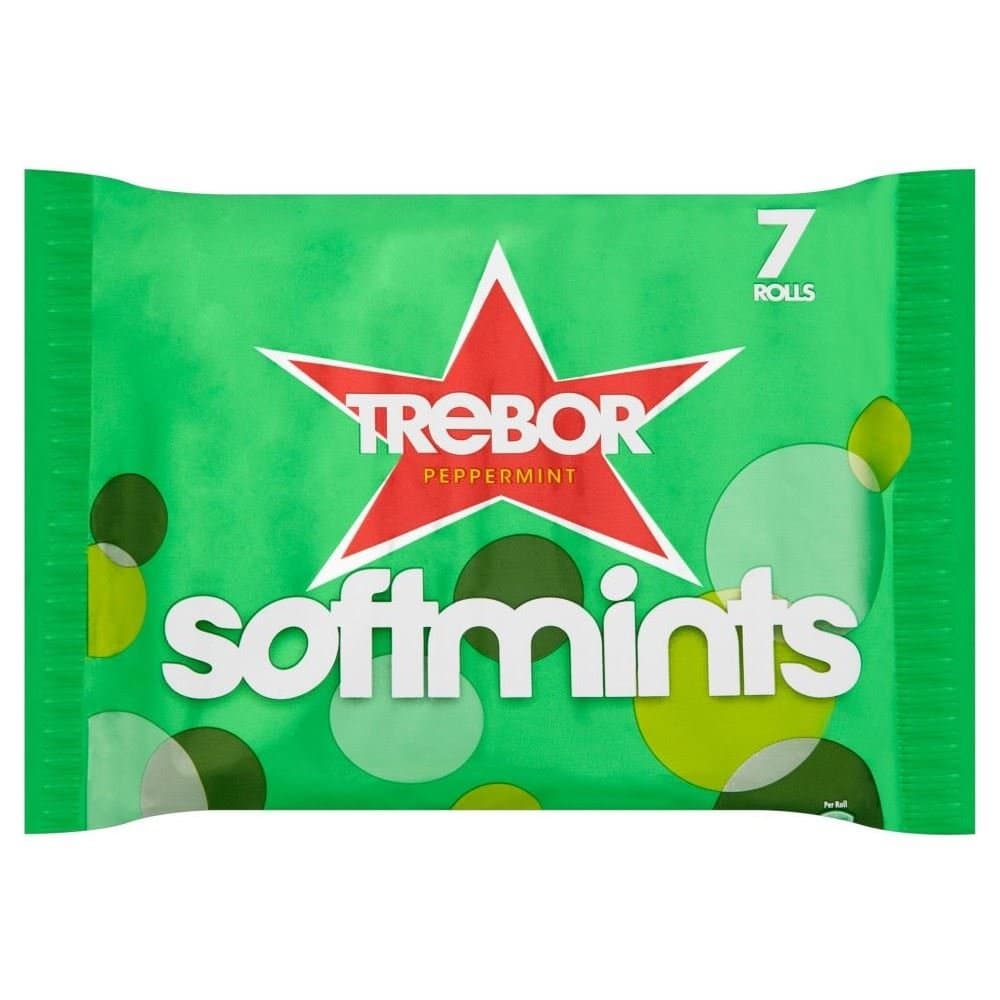 TreborSoftmints Peppermint (7 per pack - 314g) - Pack of 2