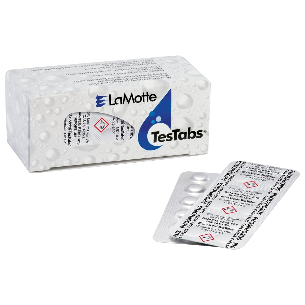 TesTab Refill, Phosphorus Test Tablets for Phosphate Kit, 5422A-H, 50 Tests