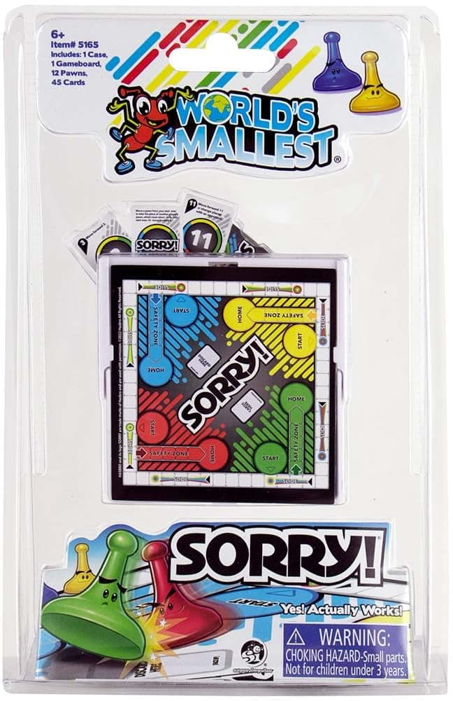 Worlds Smallest Sorry, 1-2 Players