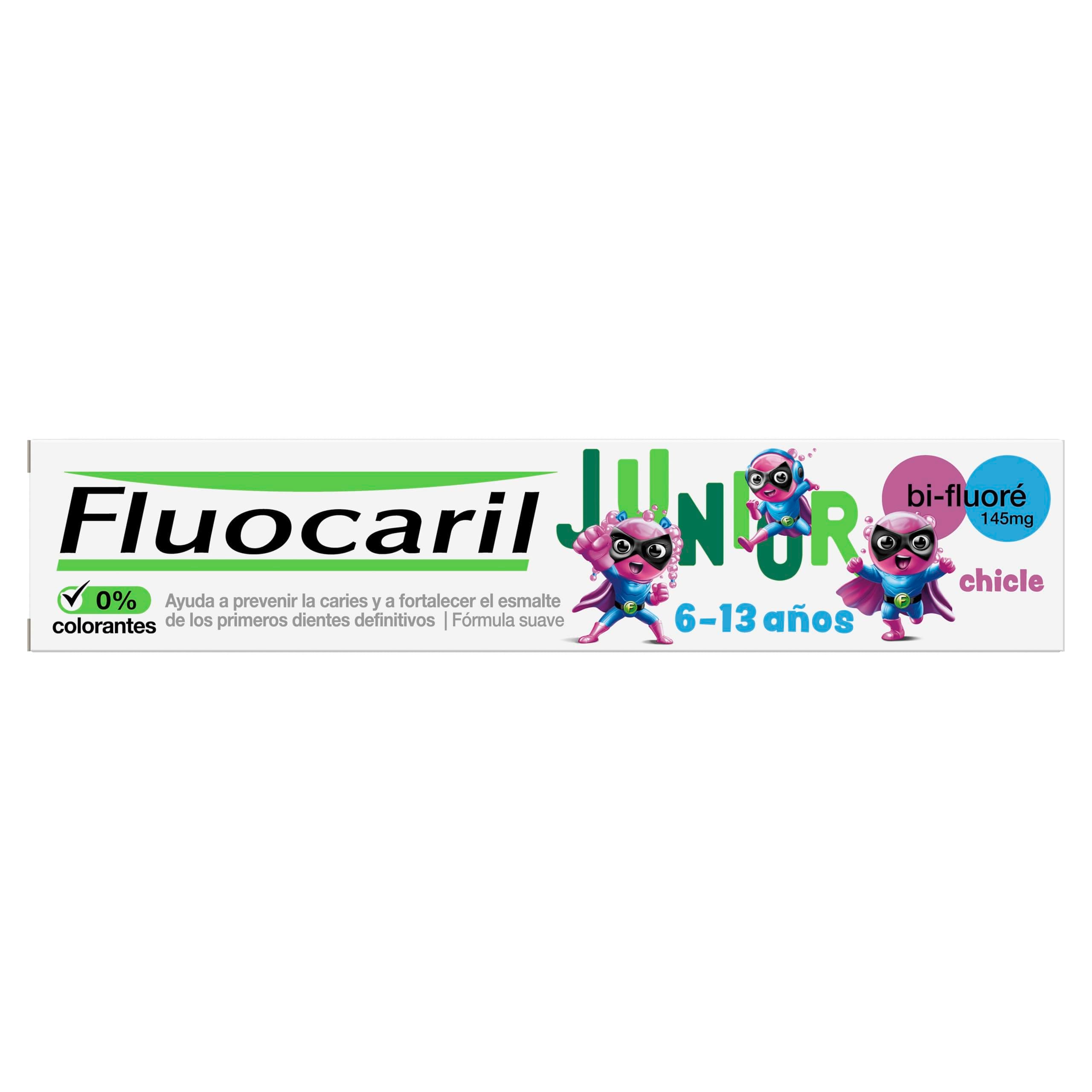 Fluocaril Junior Toothpaste 6-12 Years-Old 75ml - Bubble Gel