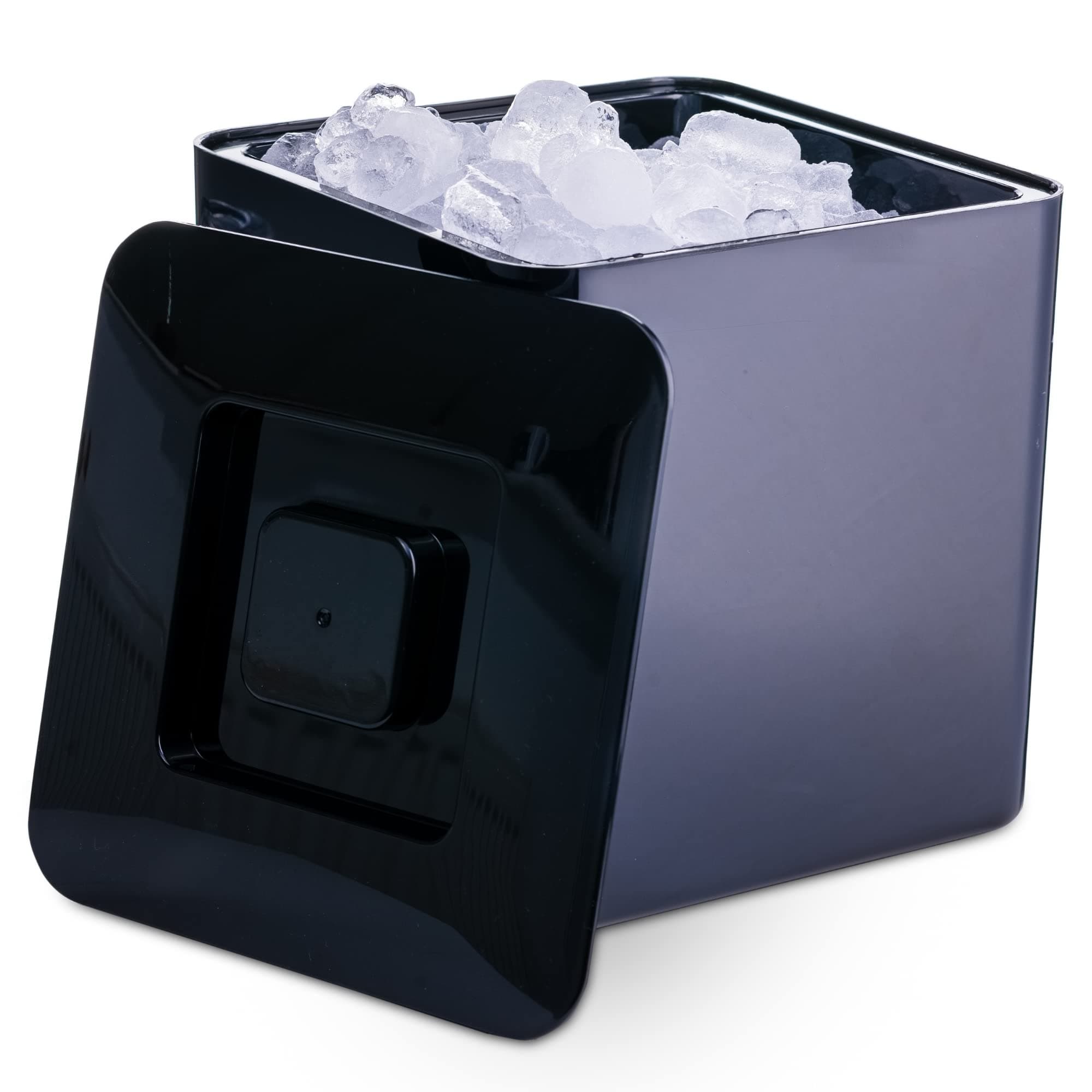 Square Ice Bucket Black 10ltr