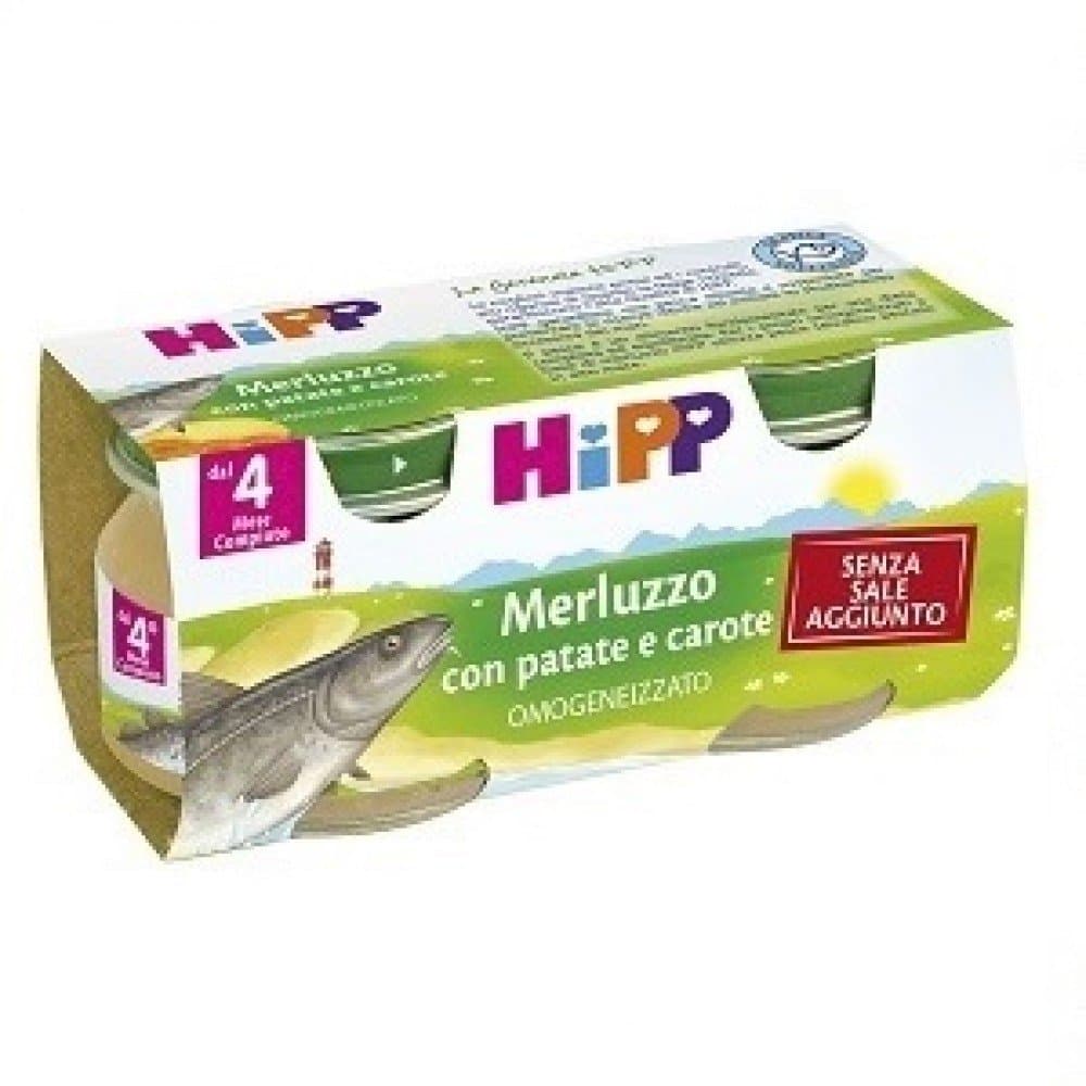 Hipp Homogenized Cod with Potatoes and Carrots 2x80g