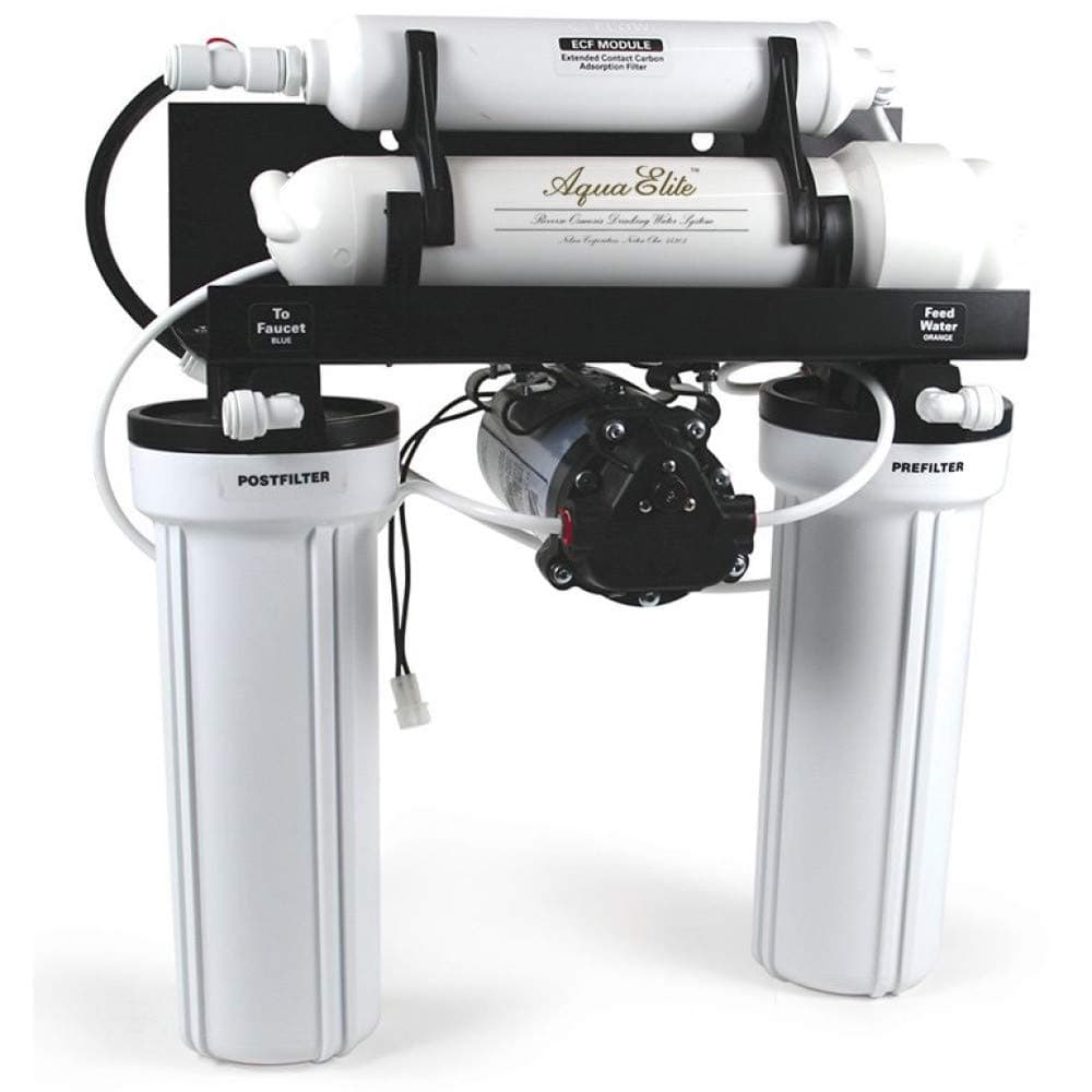 Aqua Elite High Volume 3 Stage RO System w/Booster Pump & ECF