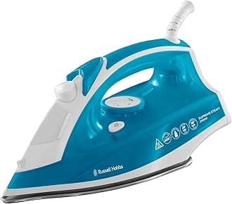 Russell Hobbs Supreme Steam Traditional Iron 23061, 2400 W, White/Blue