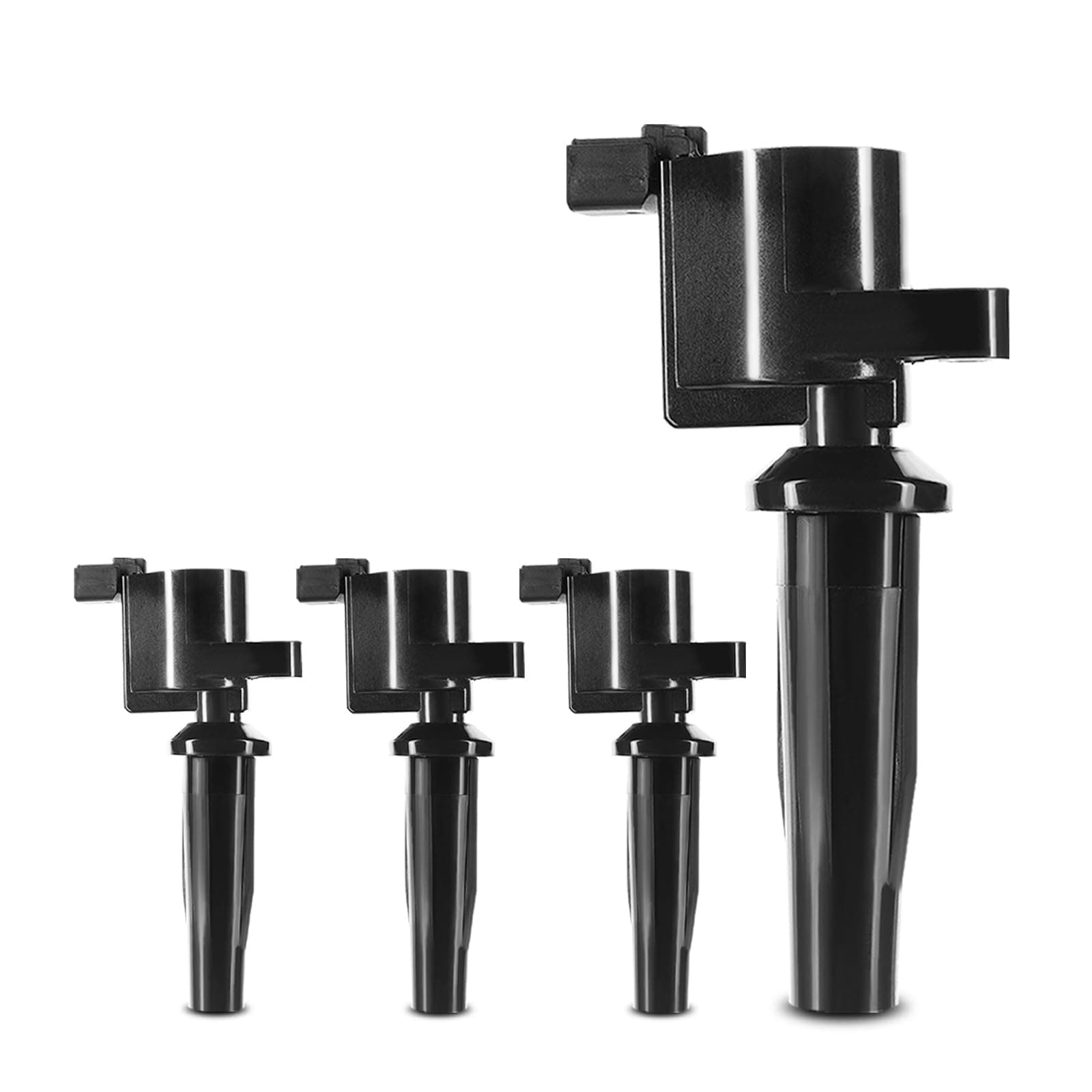 A-Premium Engine Ignition Coil Pack Set of 4 Compatible with Ford, Mazda Vehicles - 2.0L, 2.3L Engine - Focus 2003-2011, Escape 2005-2008, Transit Connect 2004-2005, 6 2005-2005, Mariner 2005-2008