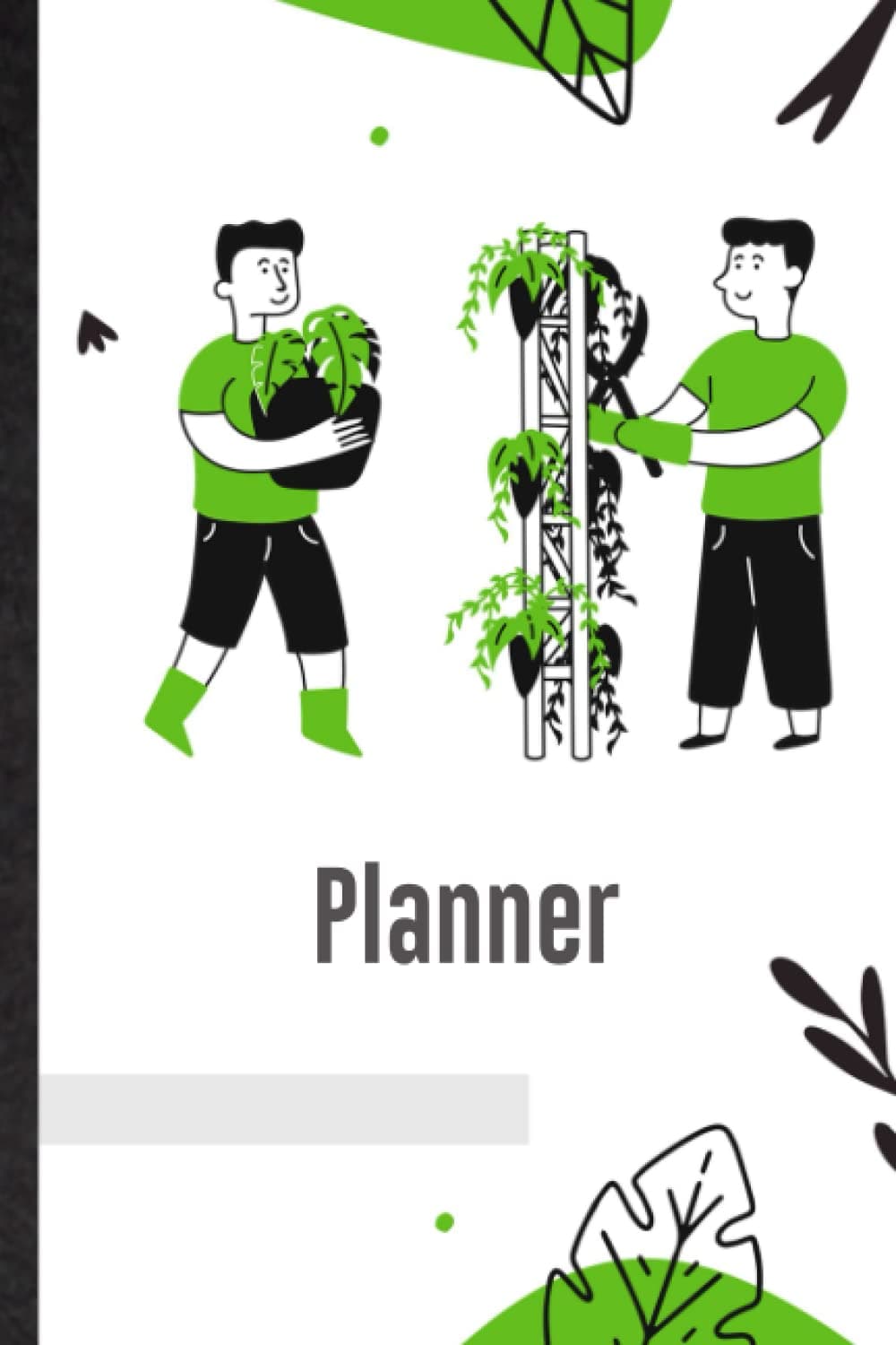 Planner. Personal Stylish Monthly & Weekly Organizer Notebook With Diligent Passionate Gardener Design. Fun Unique Office Supplies. Help Keep You On ... For Success. Novelty Gift For Plant Biologist