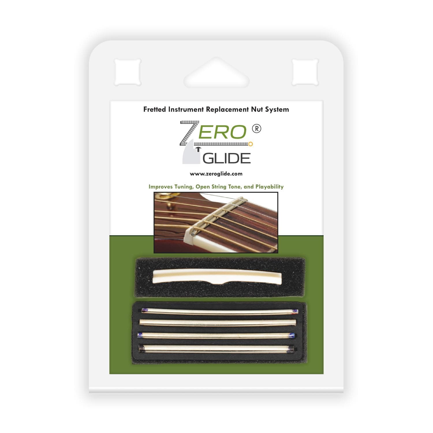 Unslotted ZB-12f Electric Guitar Nut System