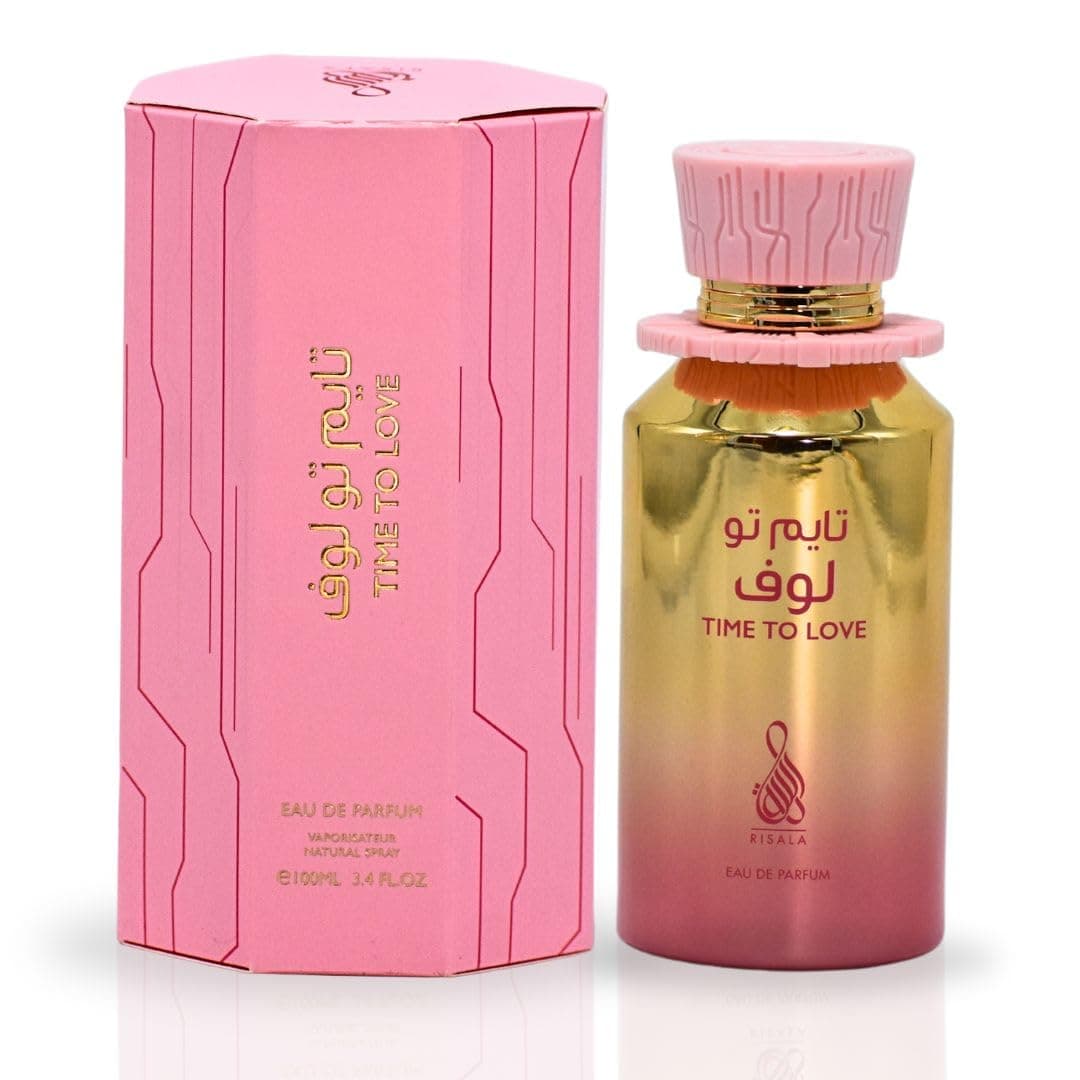 RISALA Time To Love EDP Spray 100ML (3.4 OZ) Immerse Yourself In The Luxurious Floral Elegance Of This Fragrance.
