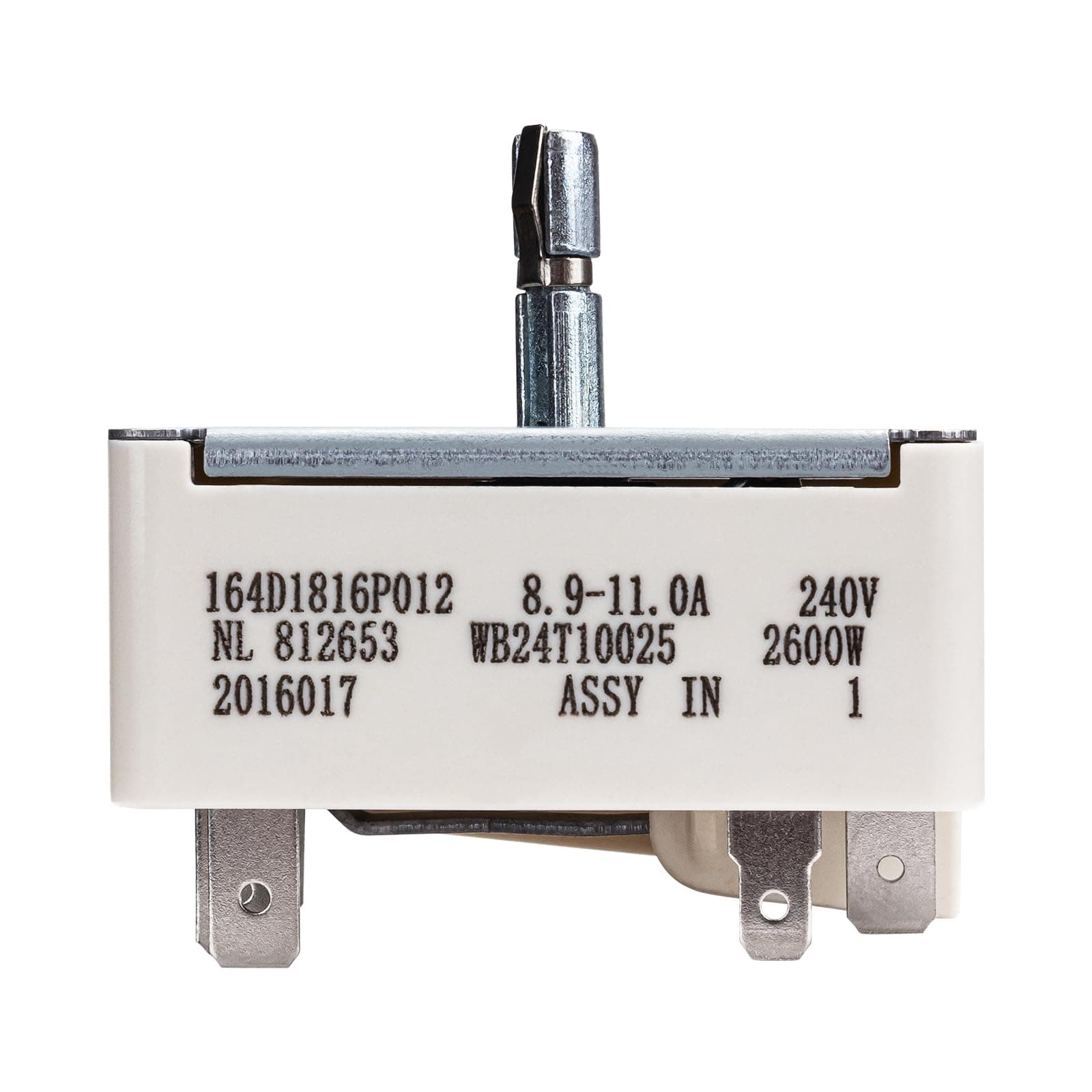 WB24T10025 Range Switch Surface Burner Range Infinite Control Switch Compatible with GE Electric Ranges AP2024072, 769692, AH236750, EA236750, PS236750（8 Inch）