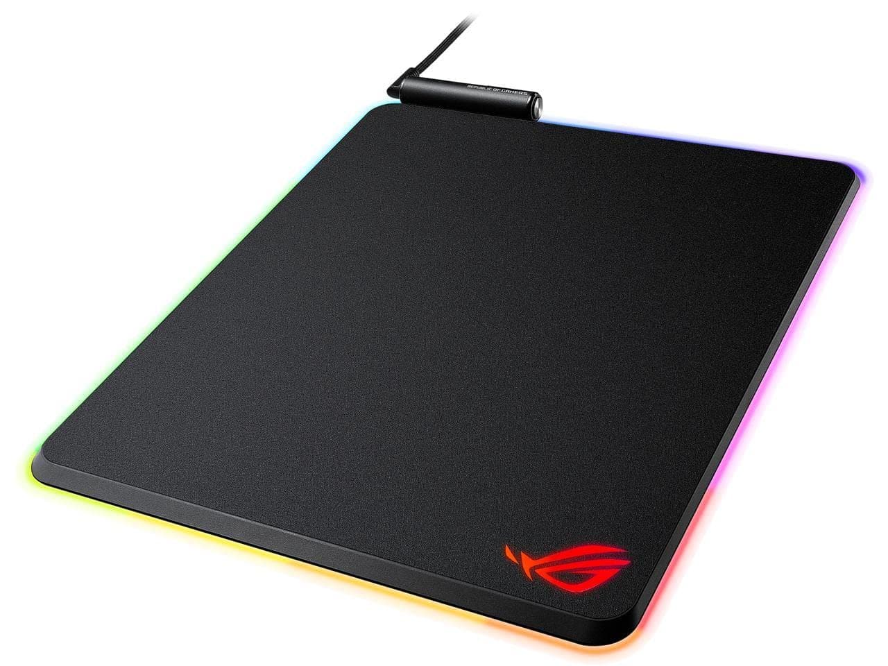 ASUS ROG Balteus Vertical Gaming Mouse Pad Aura Sync RGB Lighting and Non-Slip Base (12.6” X 14.6”)