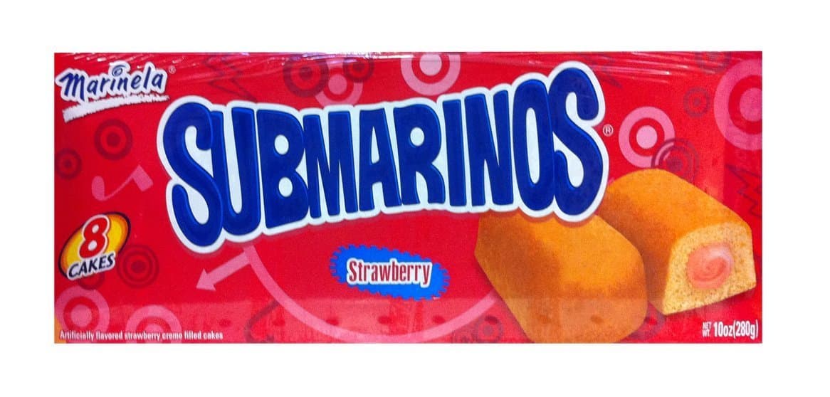 Submarino Strawberry Cakes, 8 Count