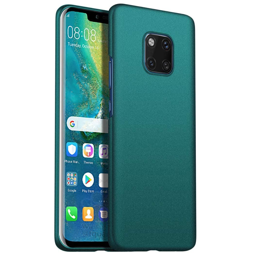 Baanuse Huawei Mate 20 Pro Case [Ultra Slim Hard PC] [Sand Scrub Non-slip] [Shockproof Armor] Case for Huawei Mate 20 Pro Green