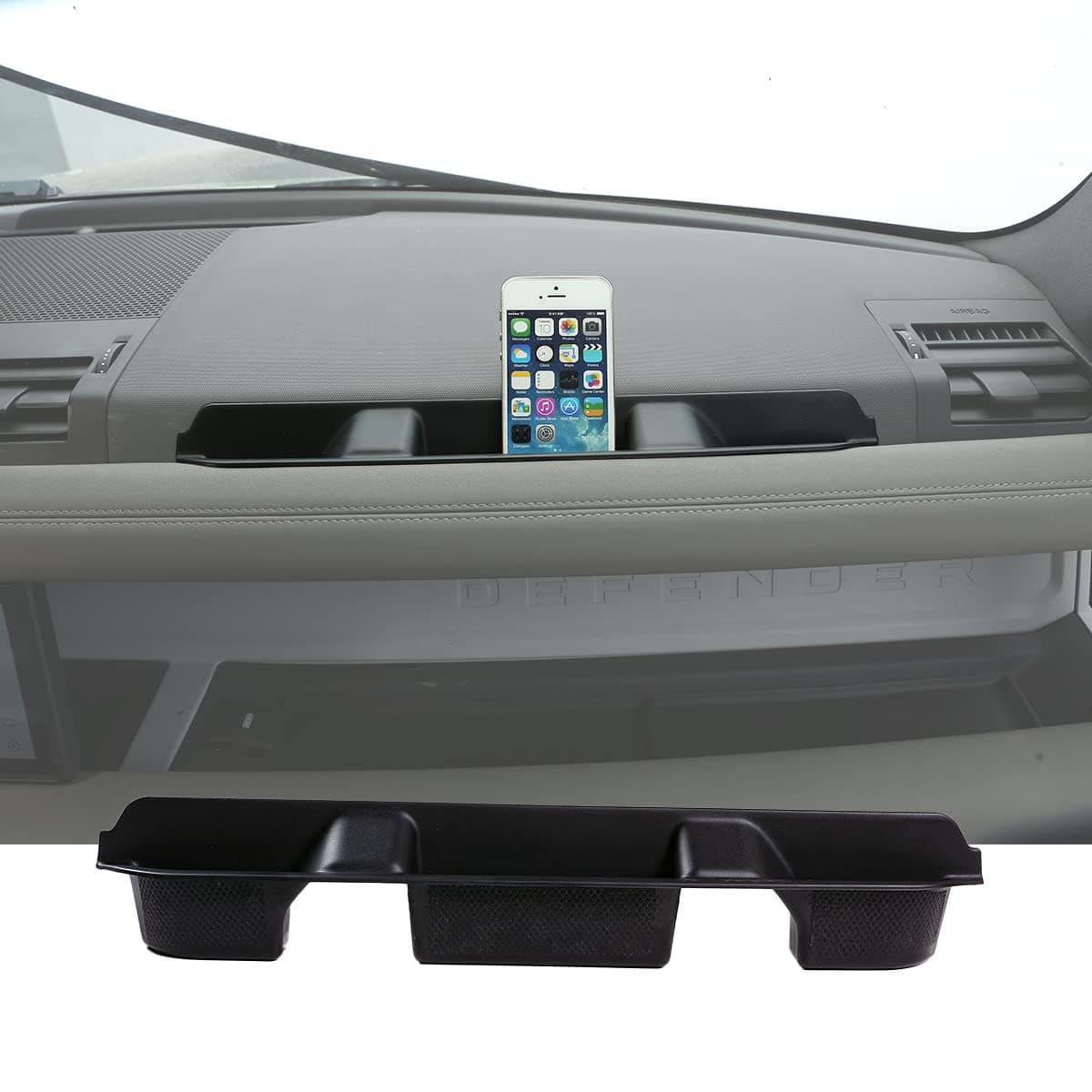 YIWANG ABS Black Copilot Side Storage Box Glove Box For Land Rover Defender 90 110 2020-2022 Car Accessories