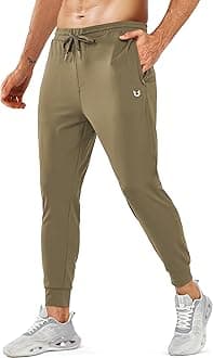 NORTHYARD Men's Joggers Pants with Zipper Pockets Lightweight Sweatpants Athletic Running Workout Track Pants for Men