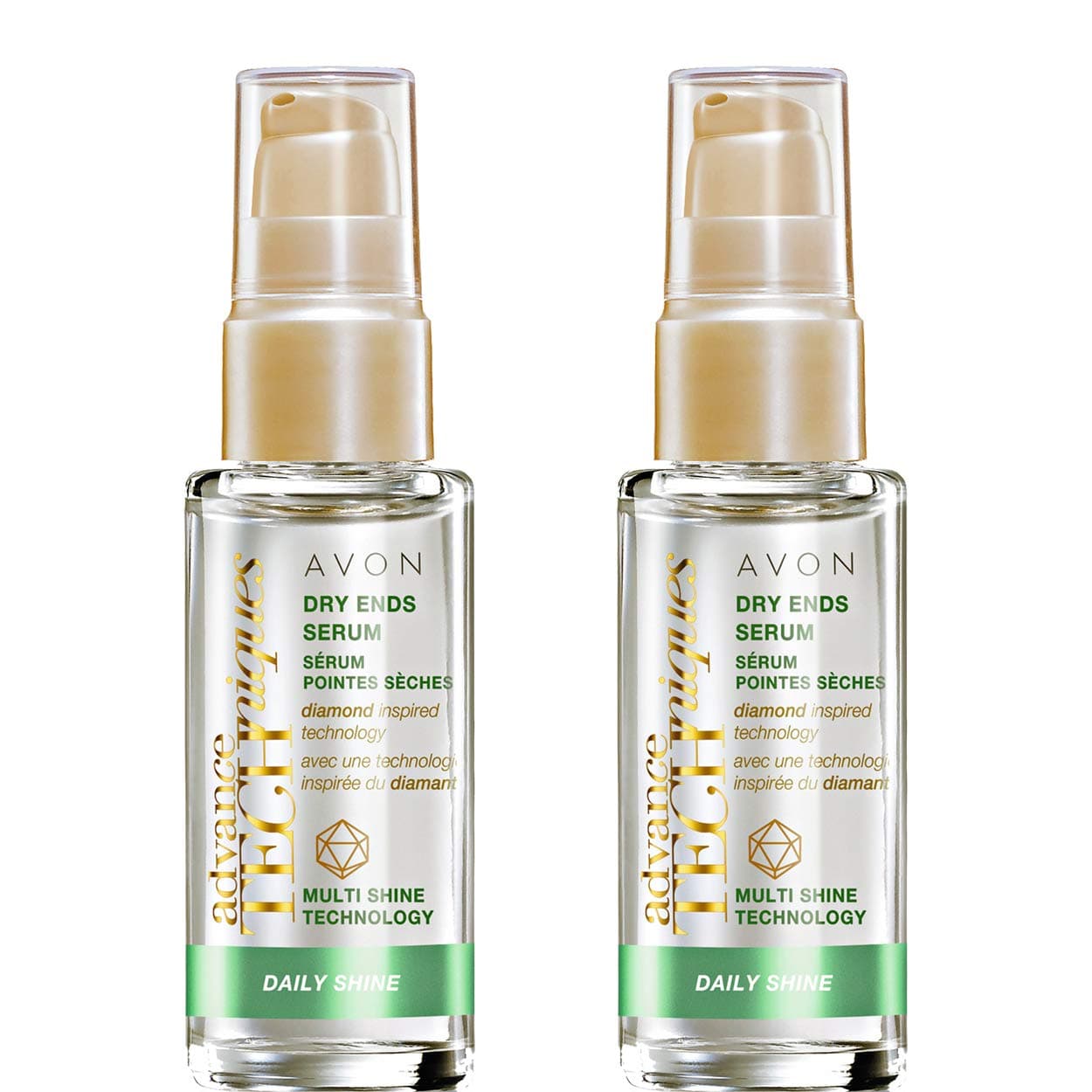 TWO x Advance Techniques Daily Results Dry Ends Serum 30 ml each