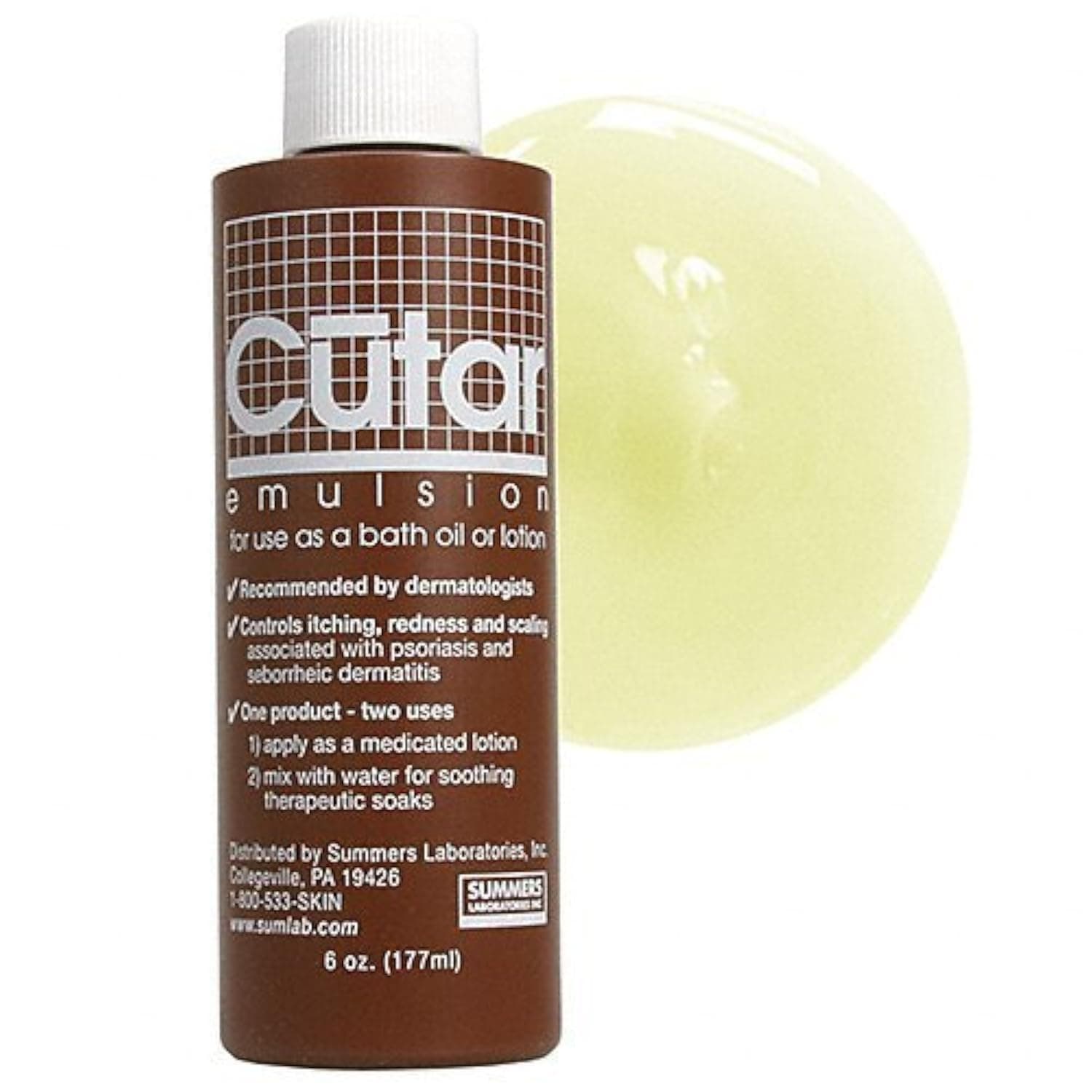 Summers Laboratories Cutar Emulsion 6 oz (Pack of 2)