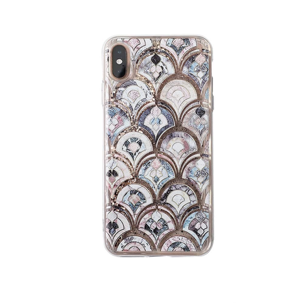 Luxury Glitter Quicksand Phone Case for iPhone 7 Plus 8 Plus Bling Mermaid Fish Scale Sparkle Shockproof Flexible Cover (iPhone 7 Plus/8 Plus 5.5'')