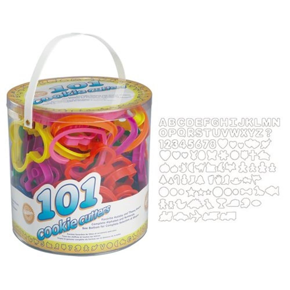 Wilton WT-2304-1050 101 Pieces Cookie Cutter Set, Multi-Colour, Plastic