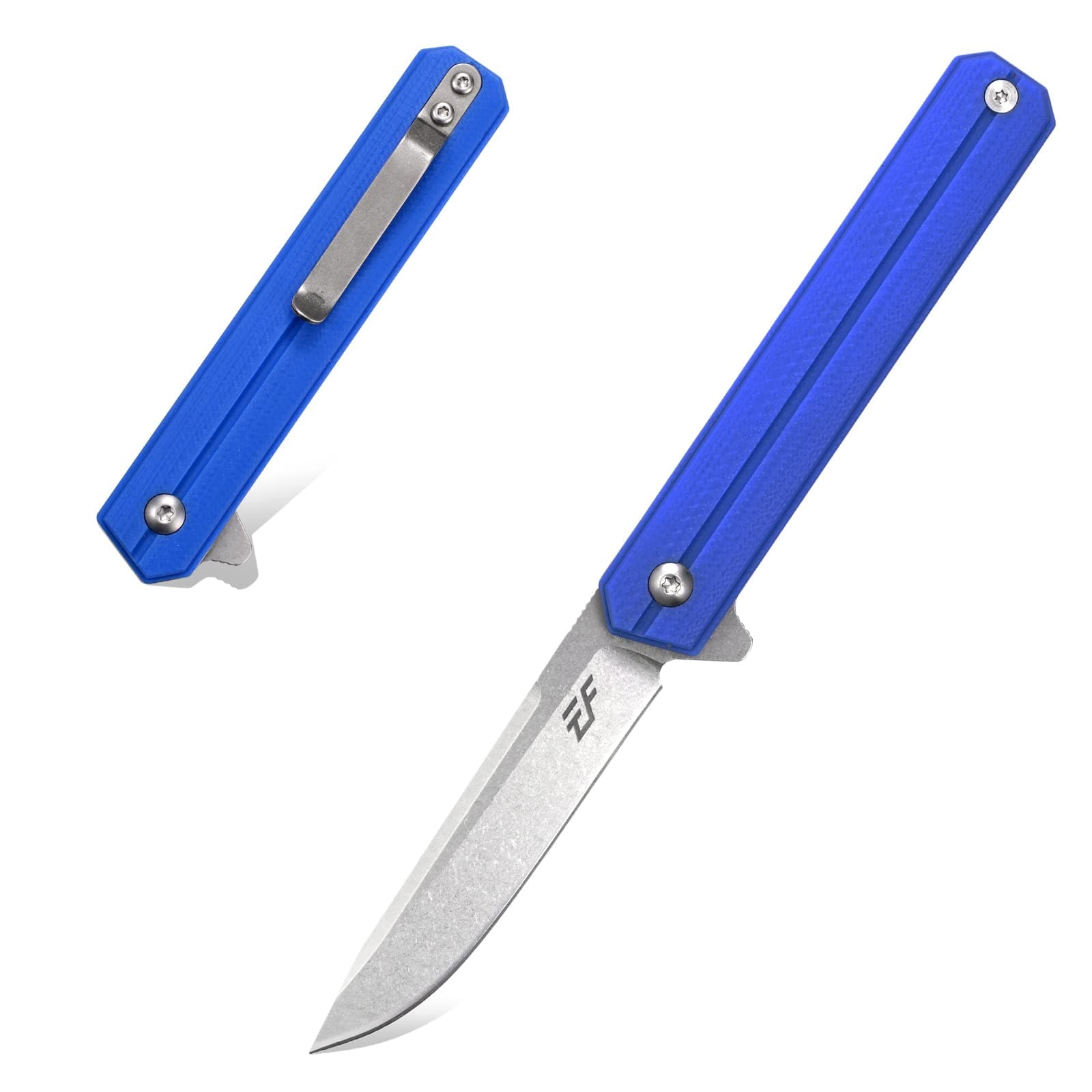 EF64 Folding Knife D2 Steel Blade G10 Handle Multitool Pocket Knife for Camping Hiking EDC Tool