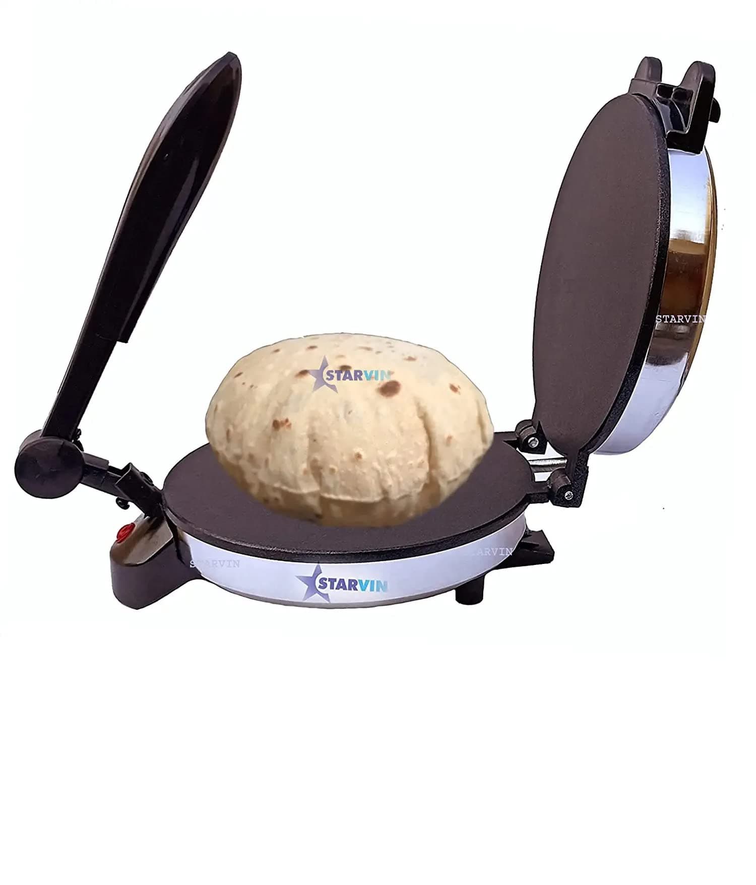 Roti Maker Electric Automatic | chapati Maker Electric Automatic | Roti Maker Non Stick PTEE Coating Roti/khakhra/Paratha Maker - Stainless Steel Body||JKJ87
